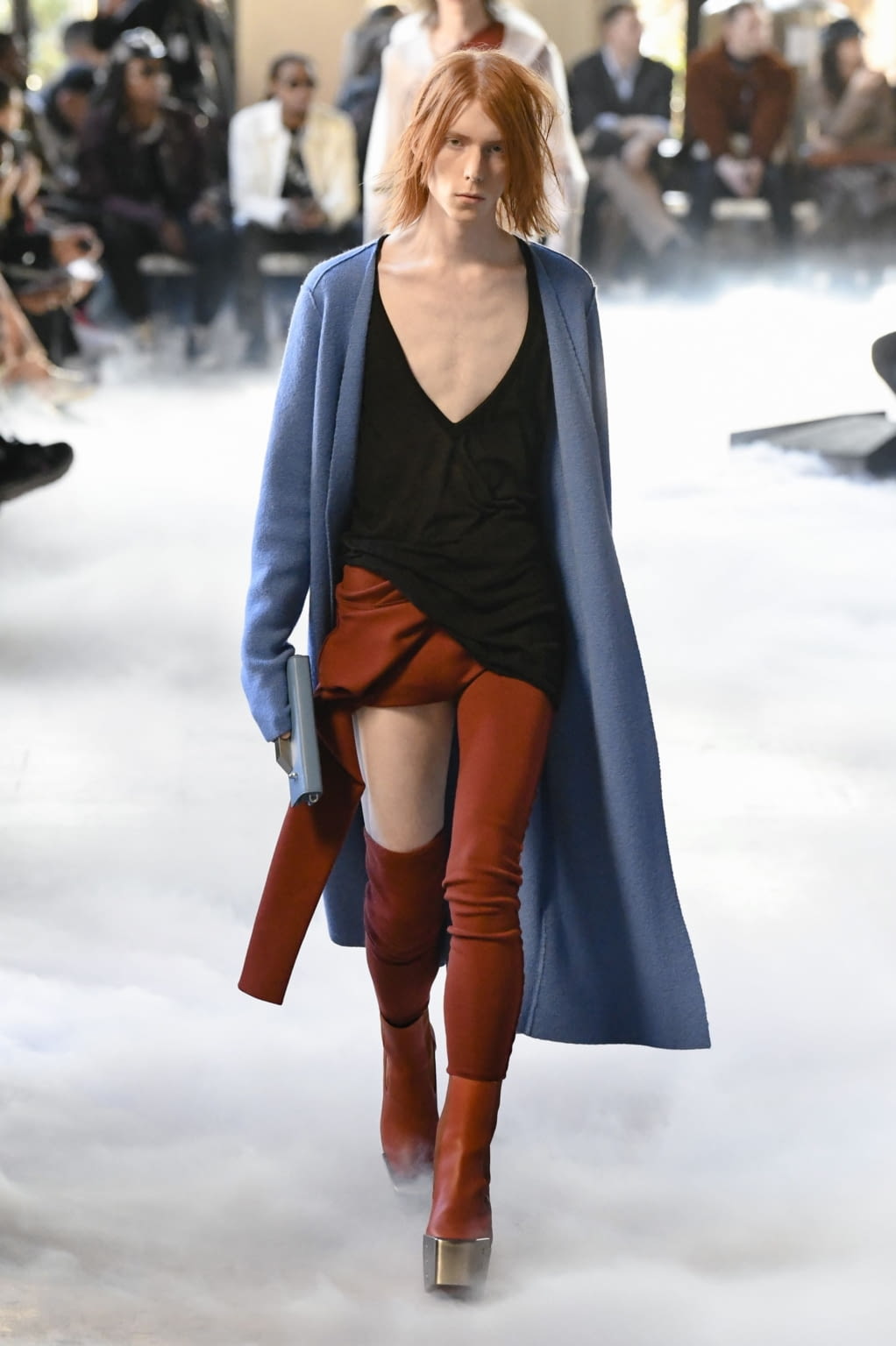 Fashion Week Paris Fall/Winter 2020 look 18 de la collection Rick Owens menswear