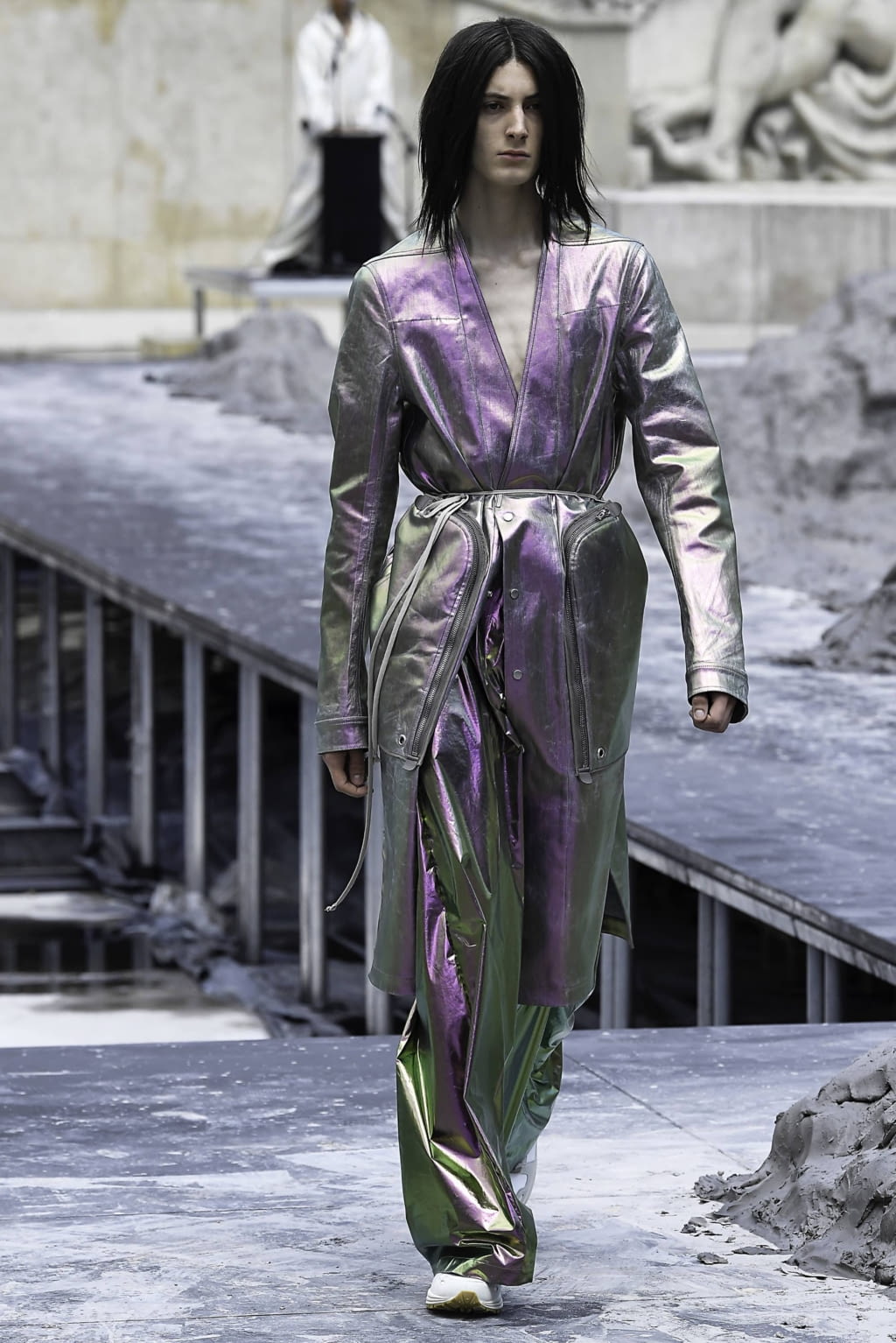 Fashion Week Paris Spring/Summer 2020 look 45 de la collection Rick Owens menswear