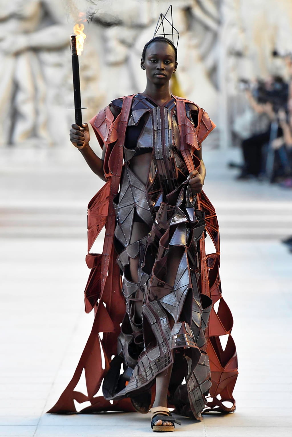 Fashion Week Paris Spring/Summer 2019 look 31 from the Rick Owens collection womenswear