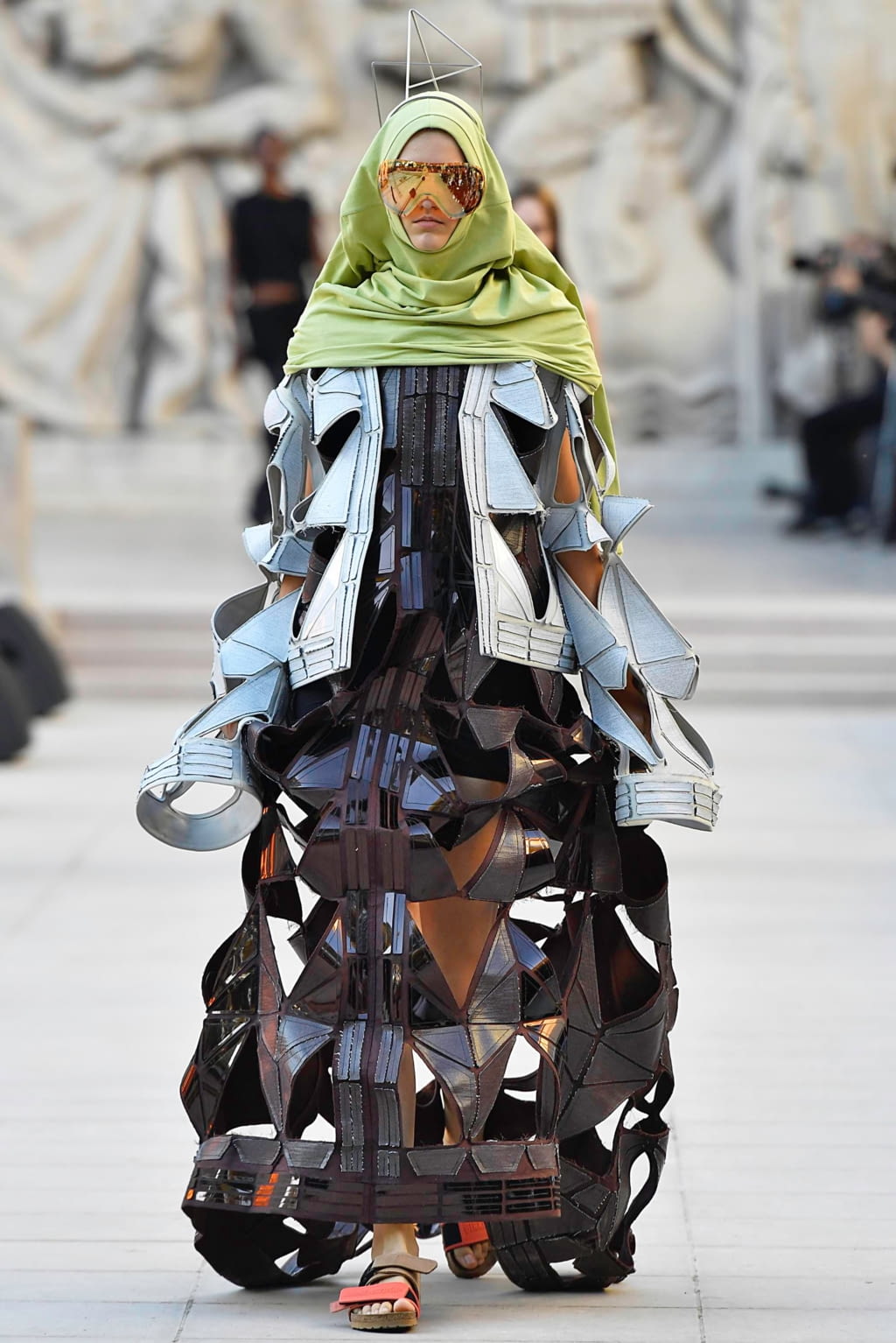 Fashion Week Paris Spring/Summer 2019 look 33 from the Rick Owens collection womenswear