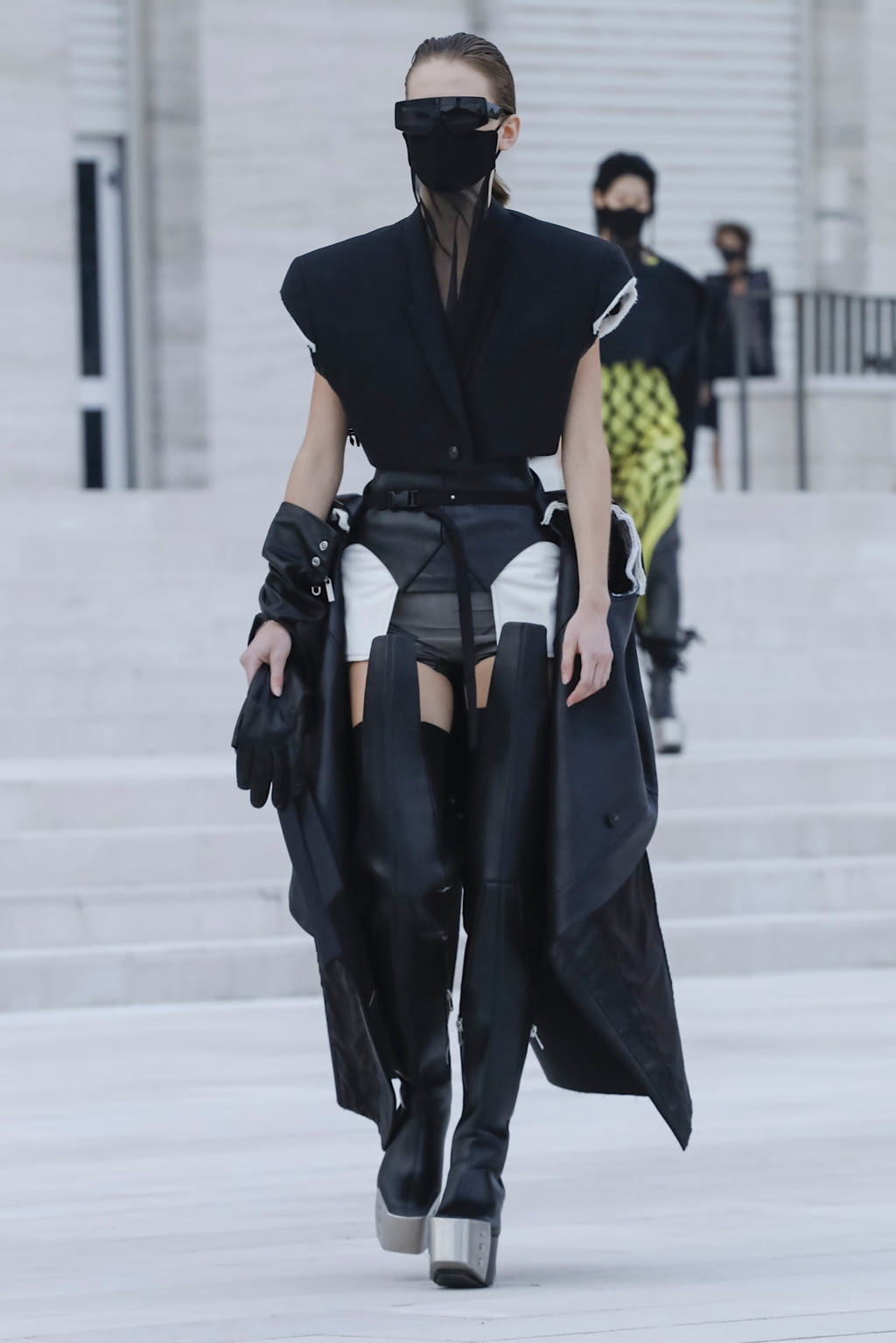 Fashion Week Paris Spring/Summer 2021 look 22 from the Rick Owens collection womenswear