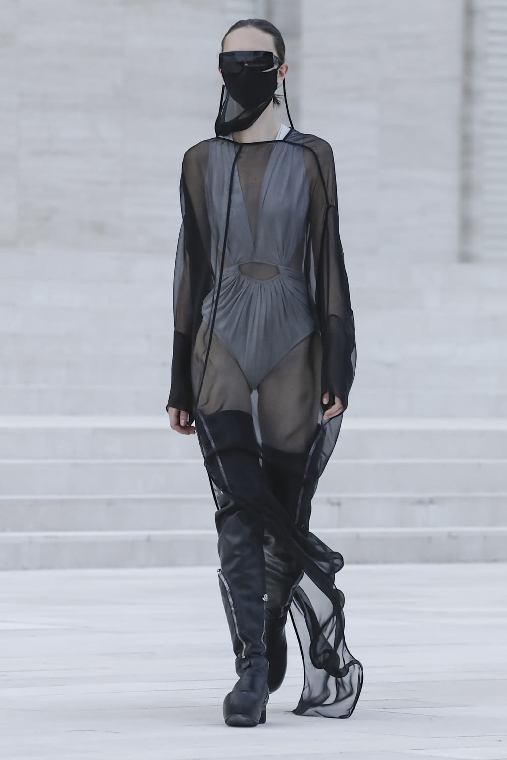 Fashion Week Paris Spring/Summer 2021 look 37 from the Rick Owens collection womenswear