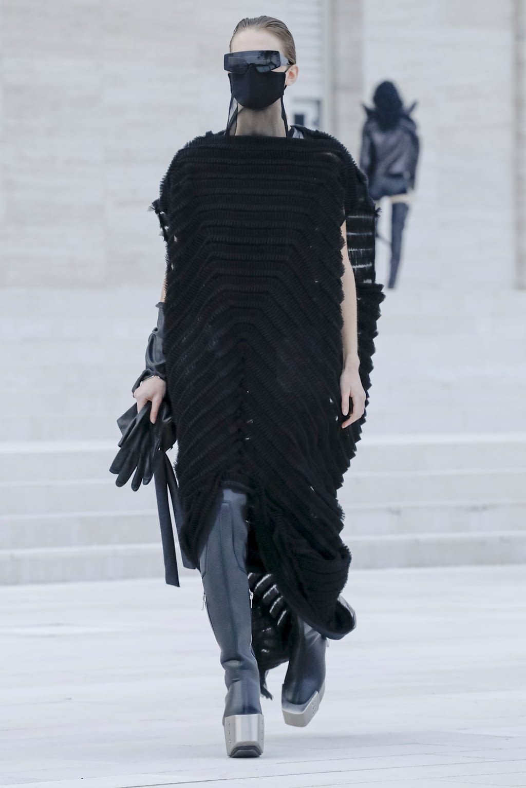 Fashion Week Paris Spring/Summer 2021 look 38 from the Rick Owens collection womenswear