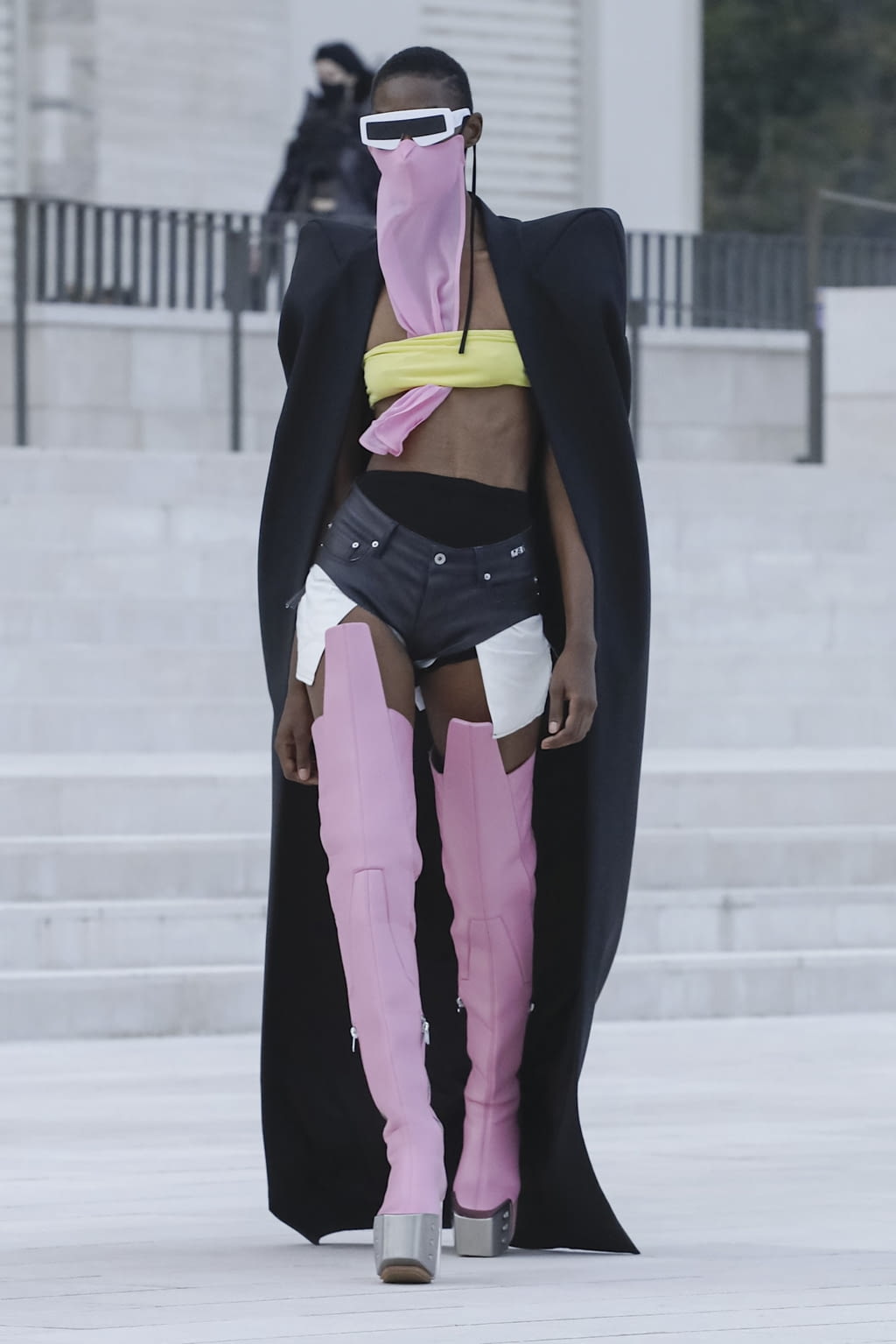 Fashion Week Paris Spring/Summer 2021 look 40 from the Rick Owens collection womenswear