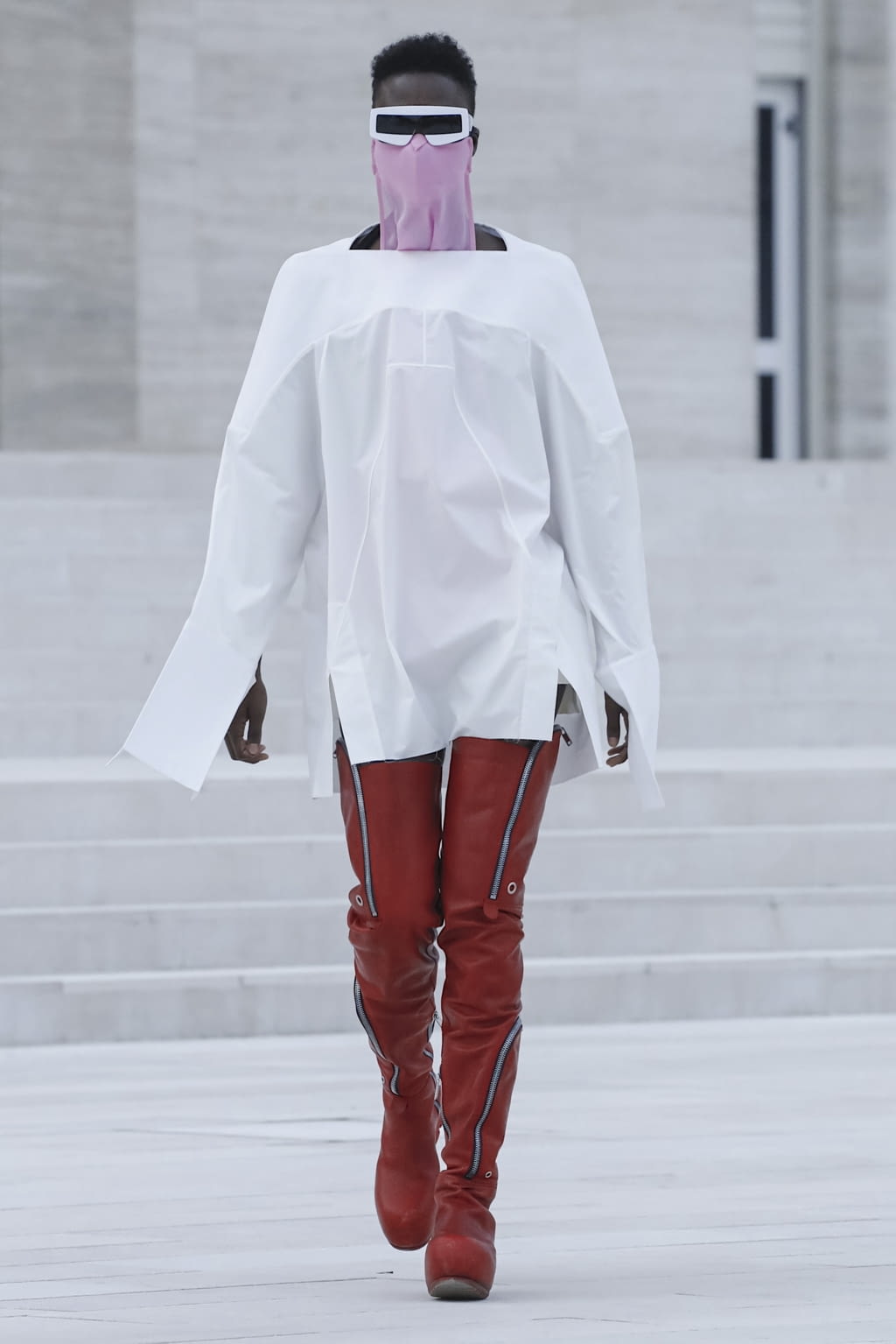Fashion Week Paris Spring/Summer 2021 look 45 from the Rick Owens collection womenswear