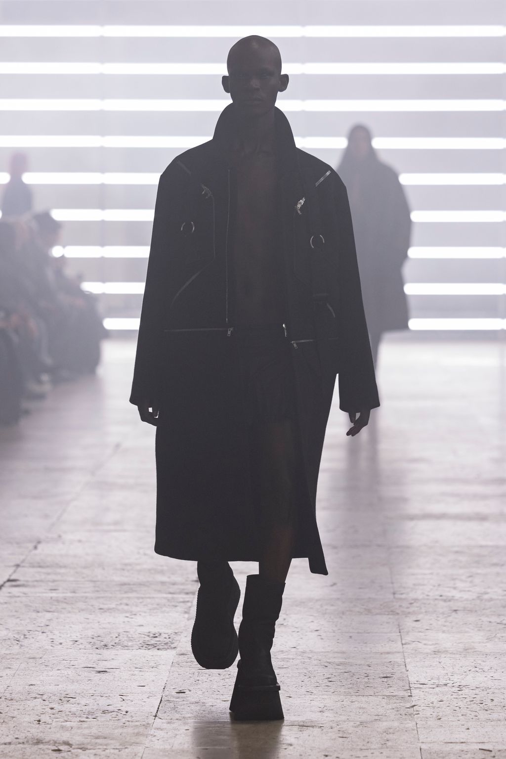 Fashion Week Paris Fall/Winter 2025 look 47 de la collection Rick Owens menswear