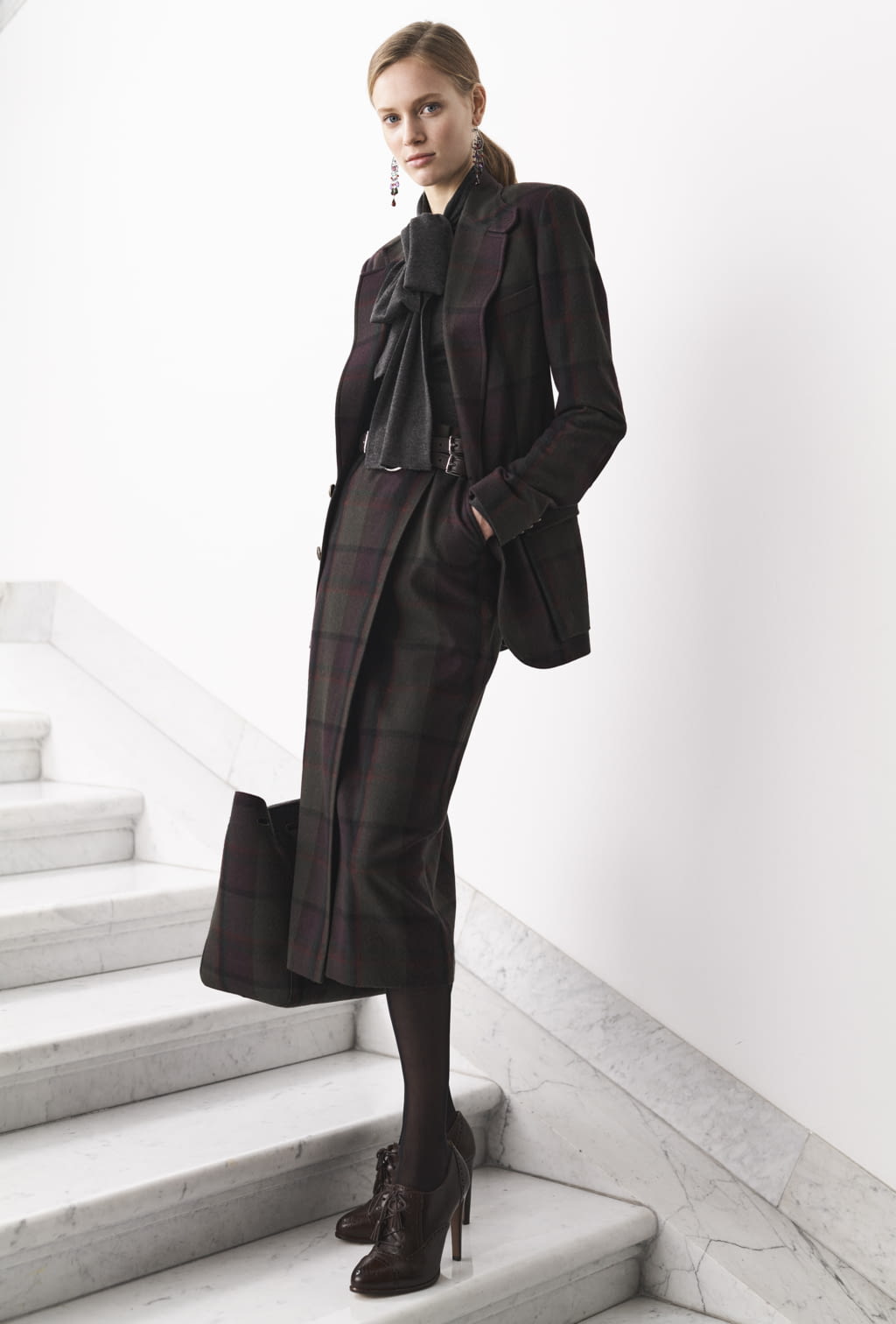 Fashion Week New York Fall/Winter 2020 look 26 from the Ralph Lauren collection womenswear