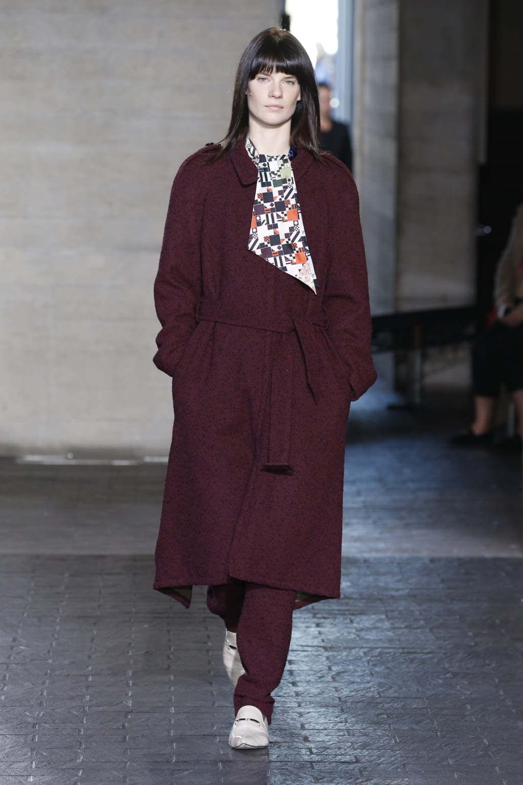 Fashion Week London Fall/Winter 2019 look 7 from the Roland Mouret collection 女装