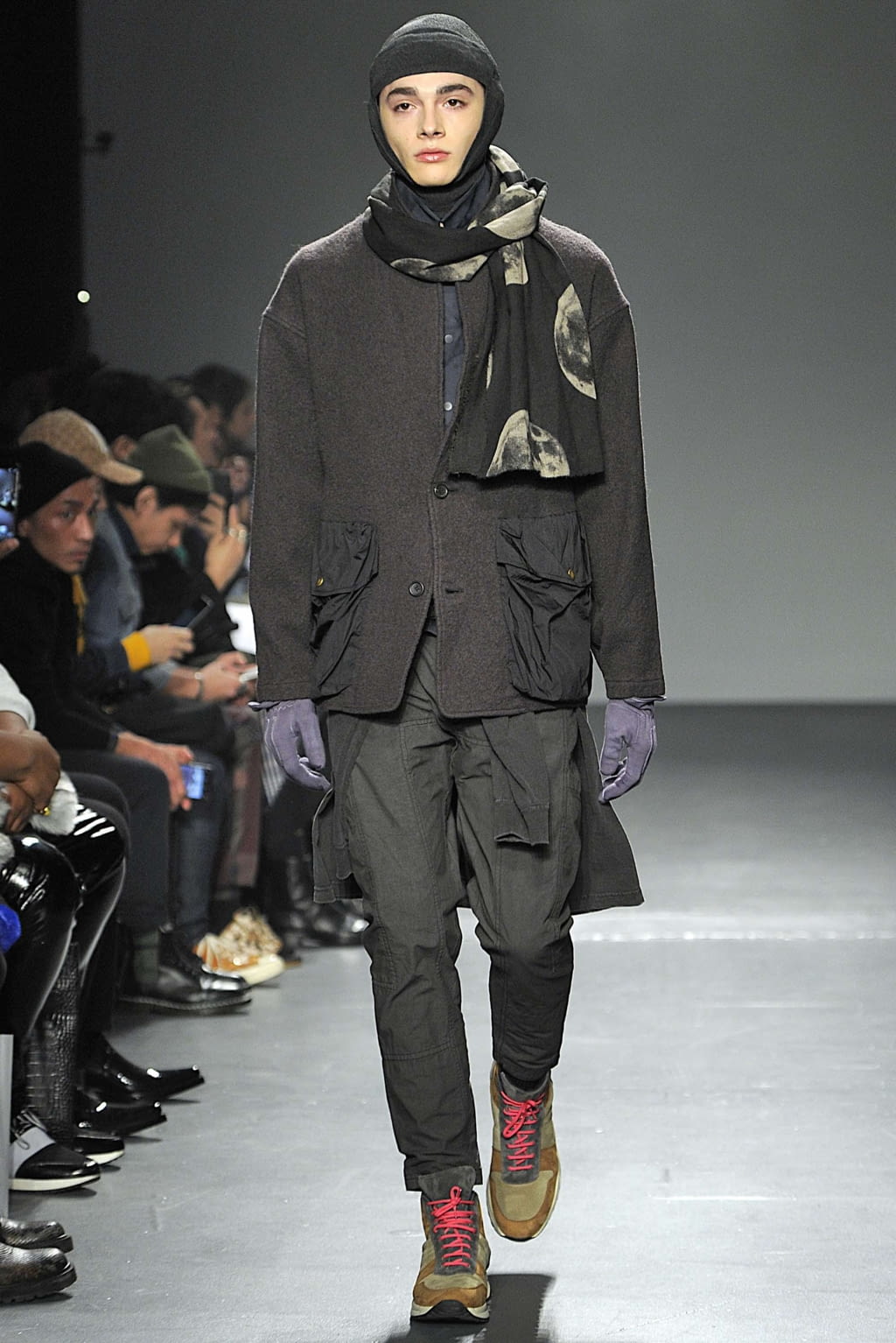 Fashion Week New York Fall/Winter 2019 look 3 from the Robert Geller collection 男装