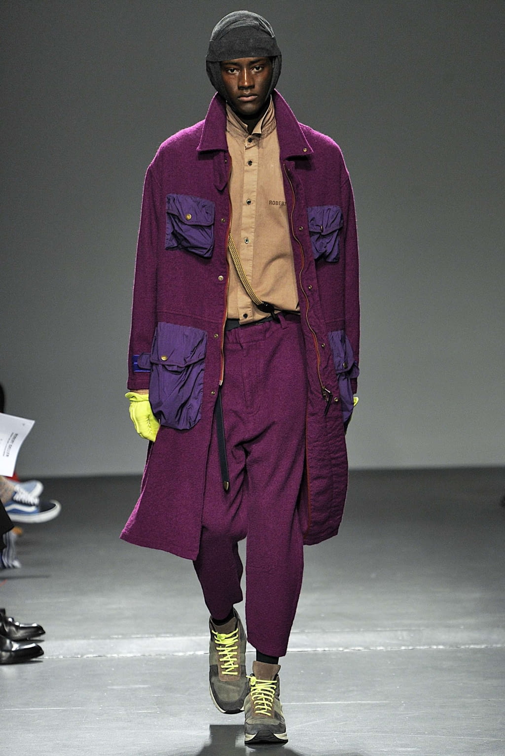 Fashion Week New York Fall/Winter 2019 look 22 from the Robert Geller collection 男装