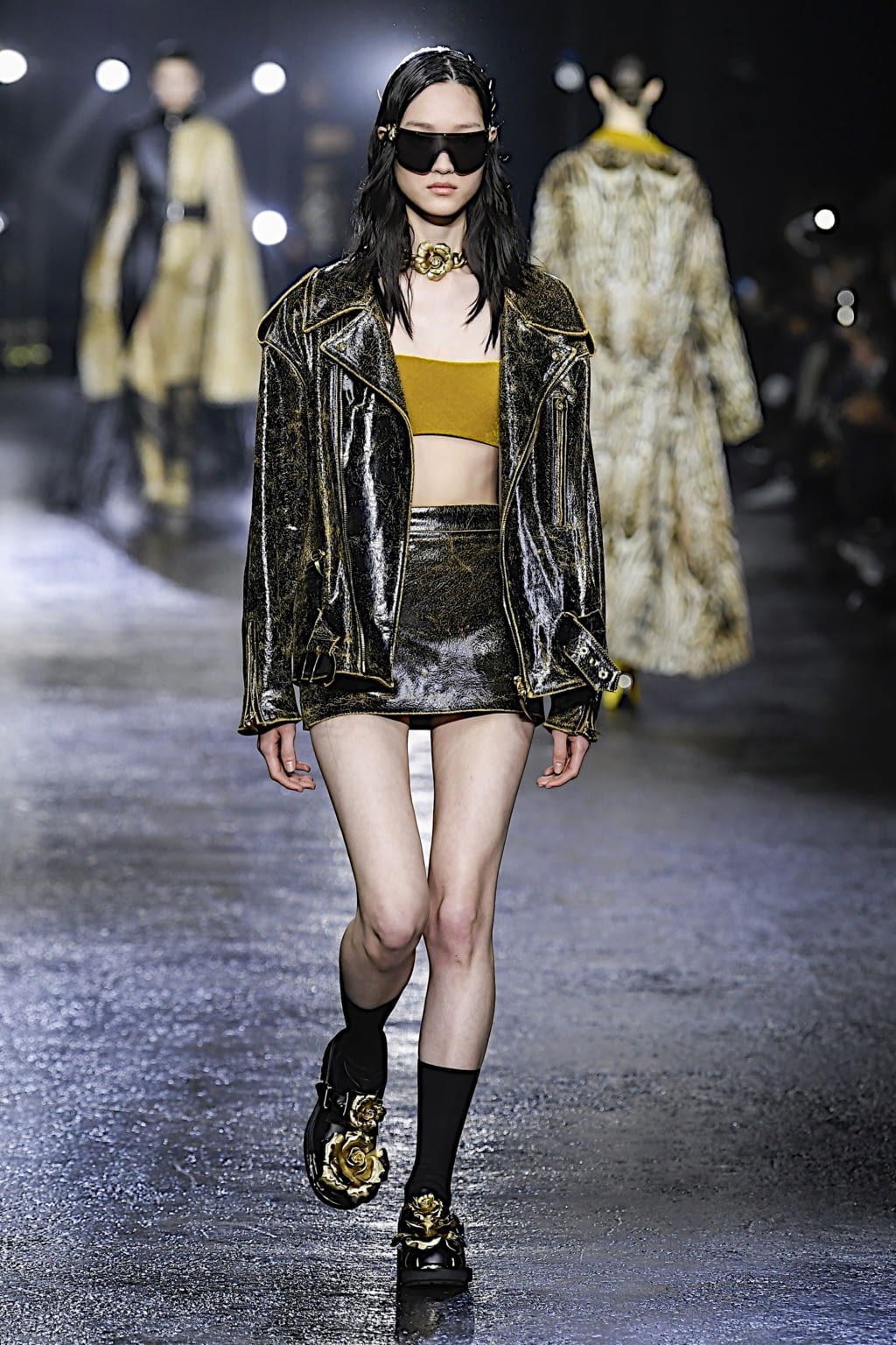 Fashion Week Milan Fall/Winter 2022 look 6 de la collection Roberto Cavalli womenswear