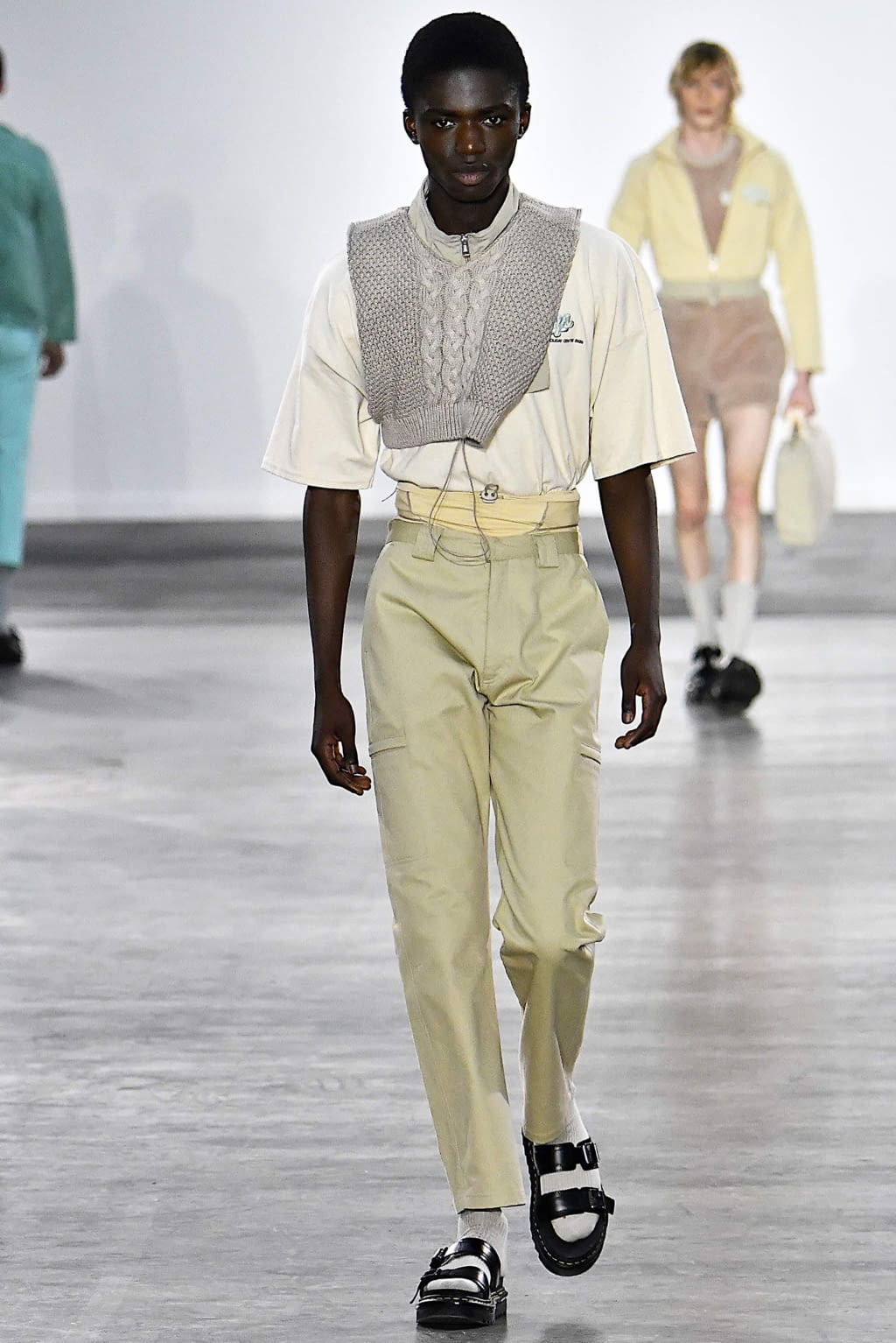 Fashion Week London Spring/Summer 2020 look 15 from the Fashion East collection menswear