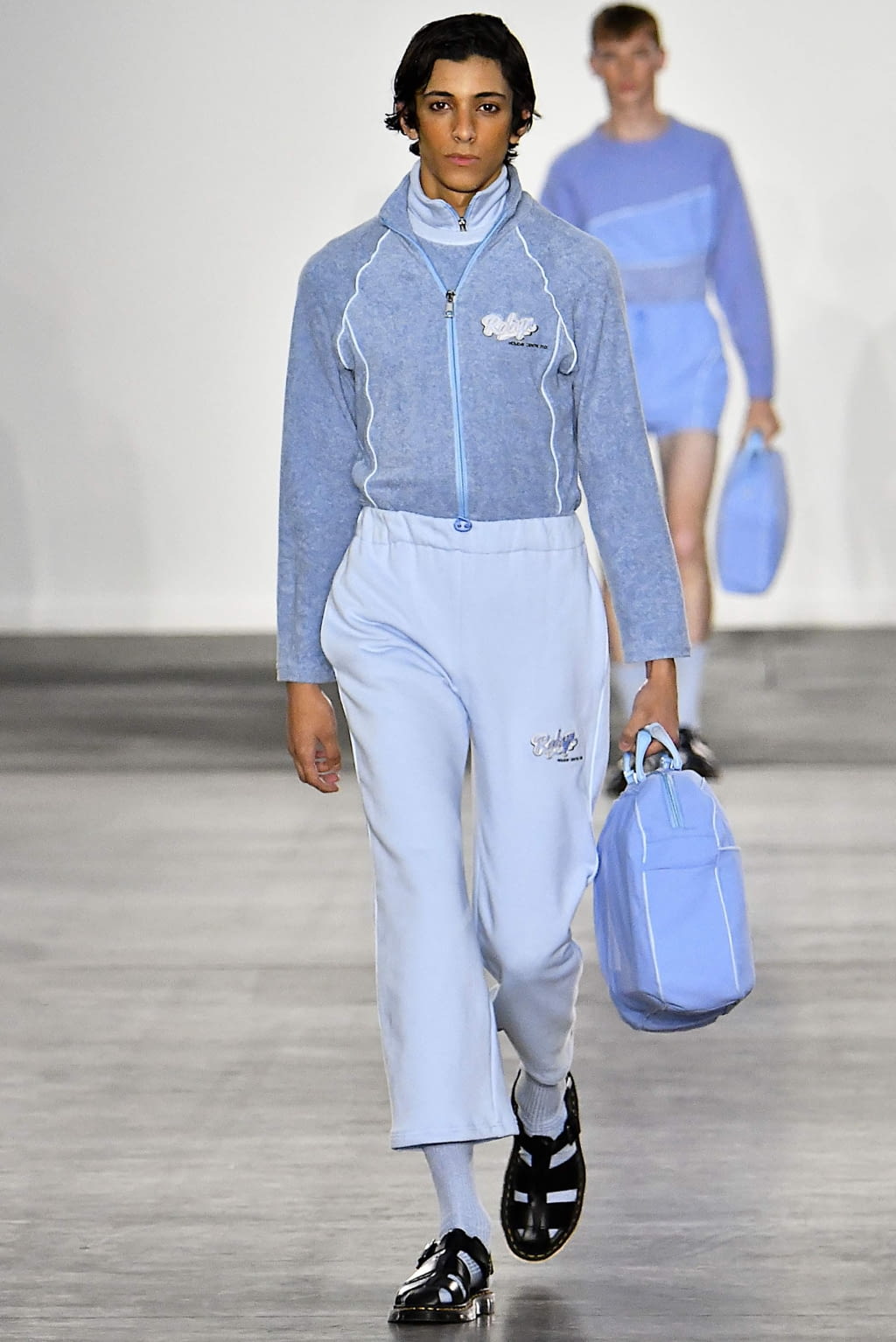 Fashion Week London Spring/Summer 2020 look 20 from the Fashion East collection menswear