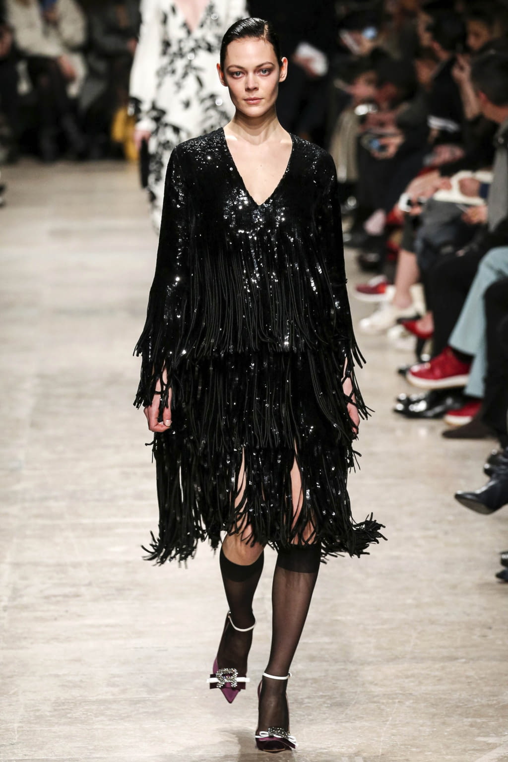 Fashion Week Paris Fall/Winter 2017 look 37 from the Rochas collection womenswear