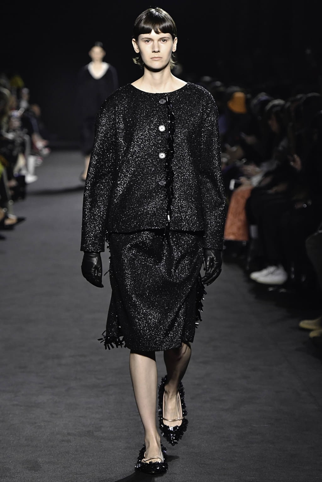 Fashion Week Paris Fall/Winter 2019 look 8 from the Rochas collection womenswear