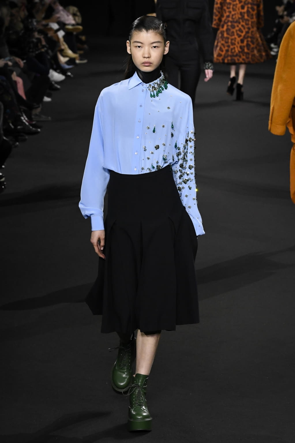 Fashion Week Paris Fall/Winter 2020 look 20 from the Rochas collection womenswear