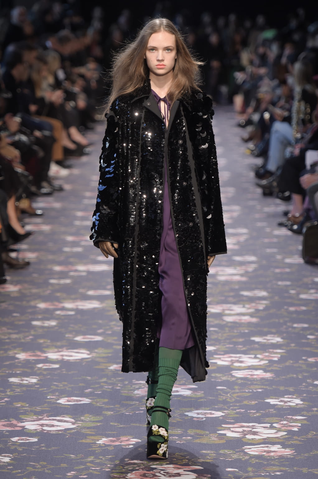 Fashion Week Paris Fall/Winter 2016 look 39 from the Rochas collection womenswear