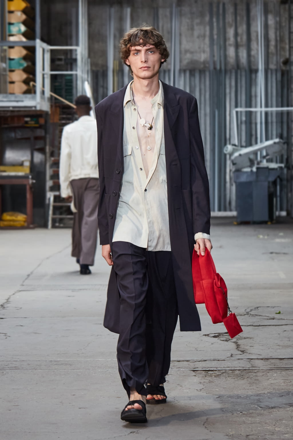 Fashion Week Paris Spring/Summer 2020 look 11 from the Rochas collection menswear