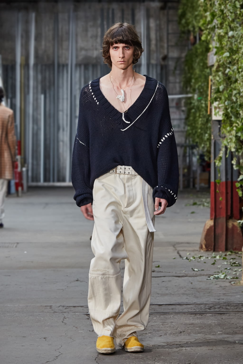 Fashion Week Paris Spring/Summer 2020 look 13 from the Rochas collection menswear