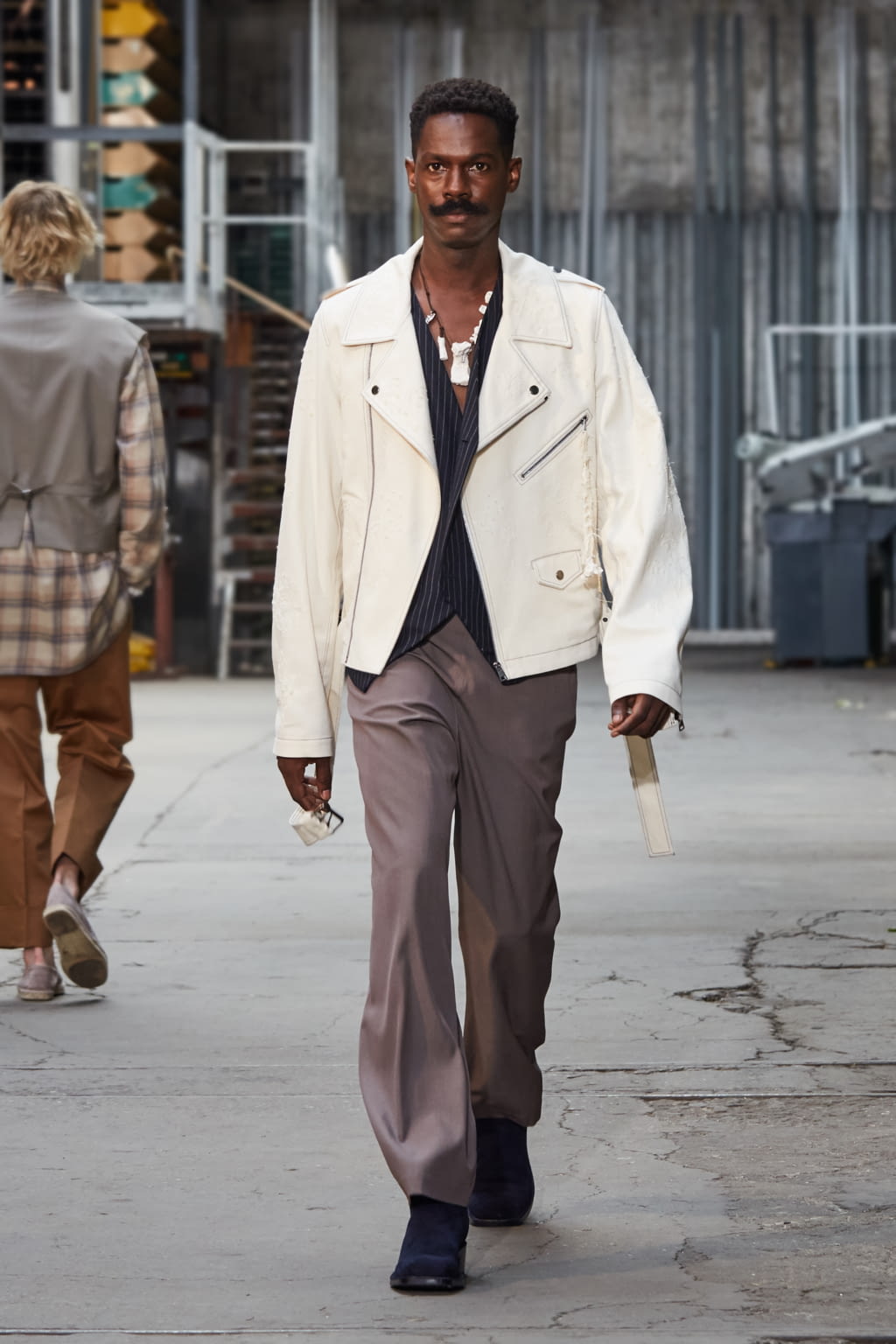 Fashion Week Paris Spring/Summer 2020 look 9 from the Rochas collection menswear
