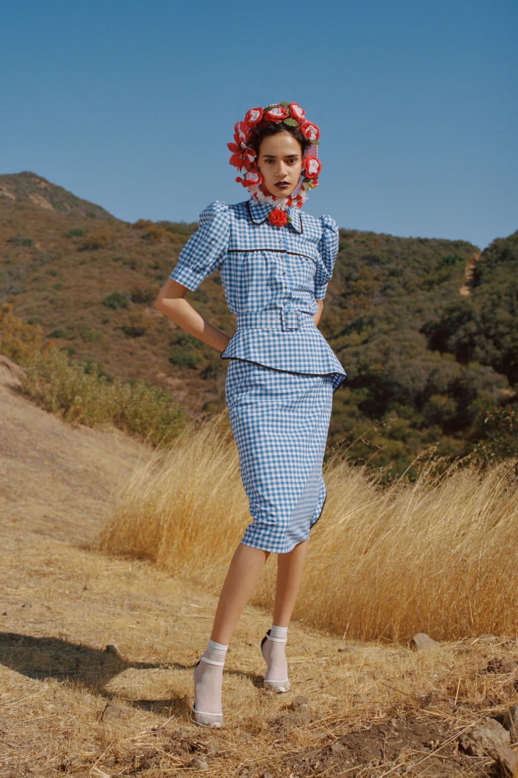 Fashion Week New York Spring/Summer 2021 look 3 from the Rodarte collection womenswear
