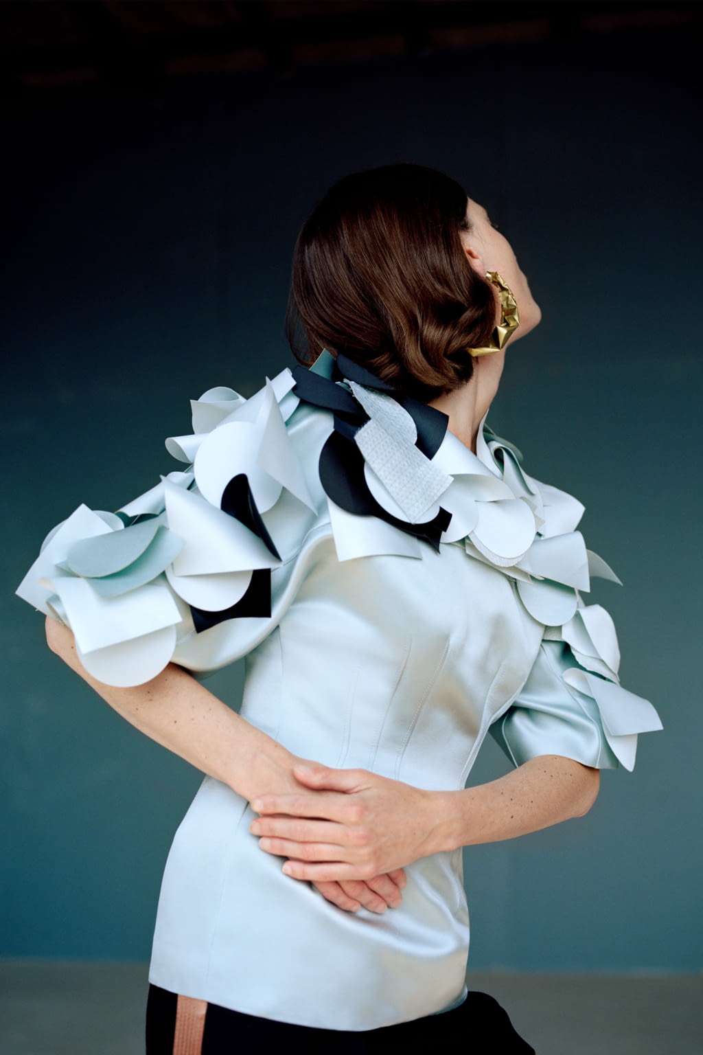 Fashion Week London Resort 2019 look 11 from the Roksanda collection womenswear