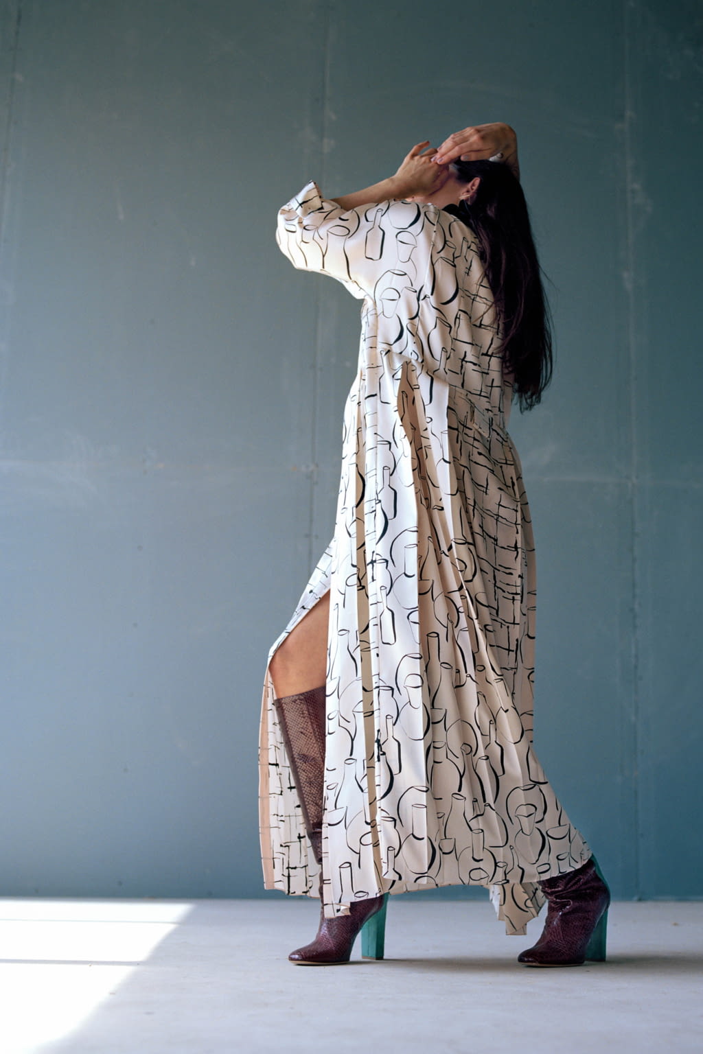 Fashion Week London Resort 2019 look 18 from the Roksanda collection womenswear