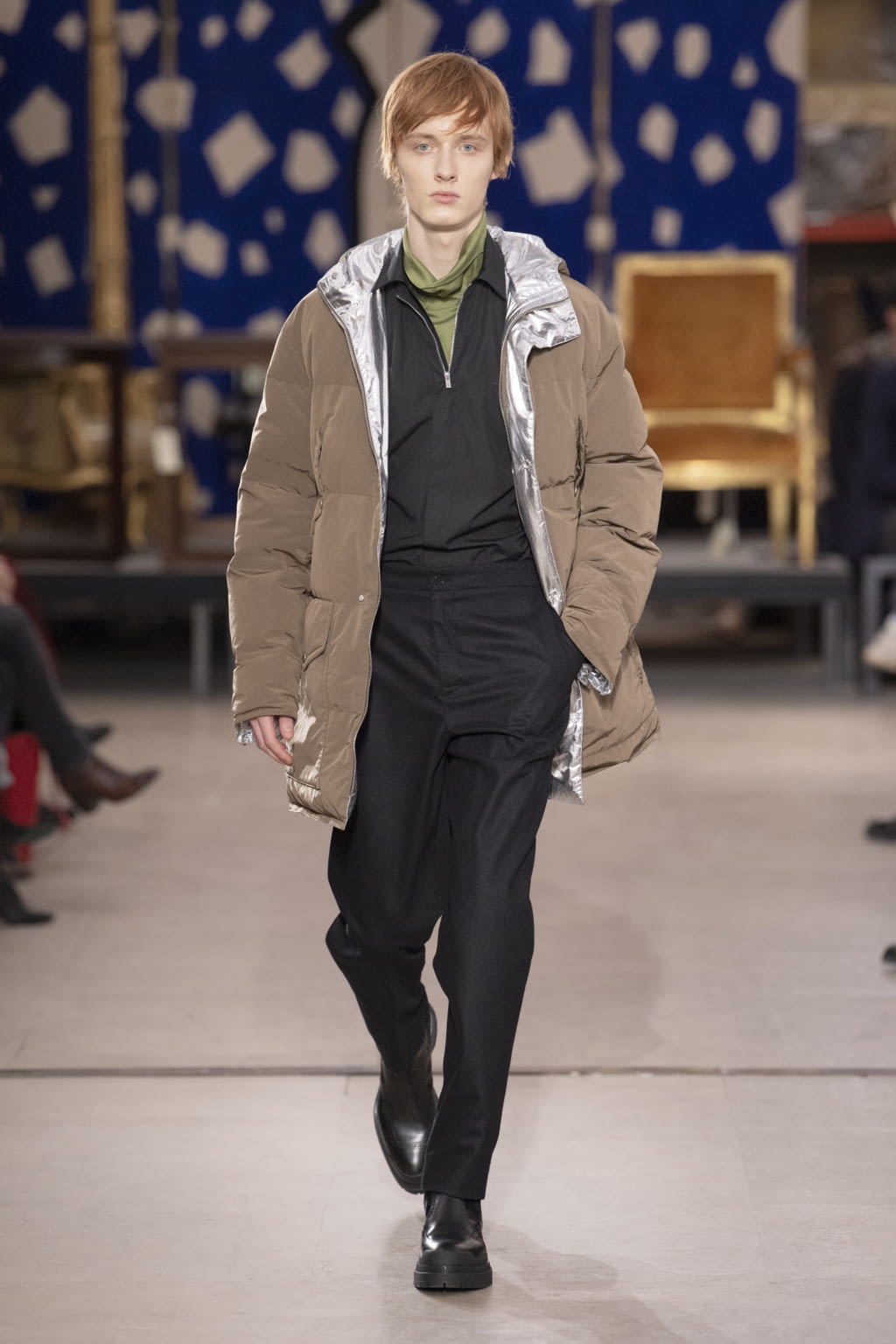 Fashion Week Paris Fall/Winter 2019 look 16 de la collection Hermès menswear