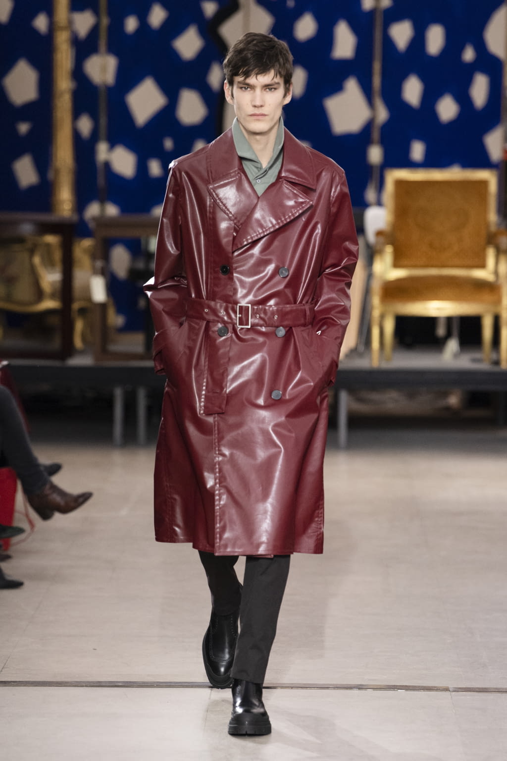 Fashion Week Paris Fall/Winter 2019 look 22 from the Hermès collection menswear