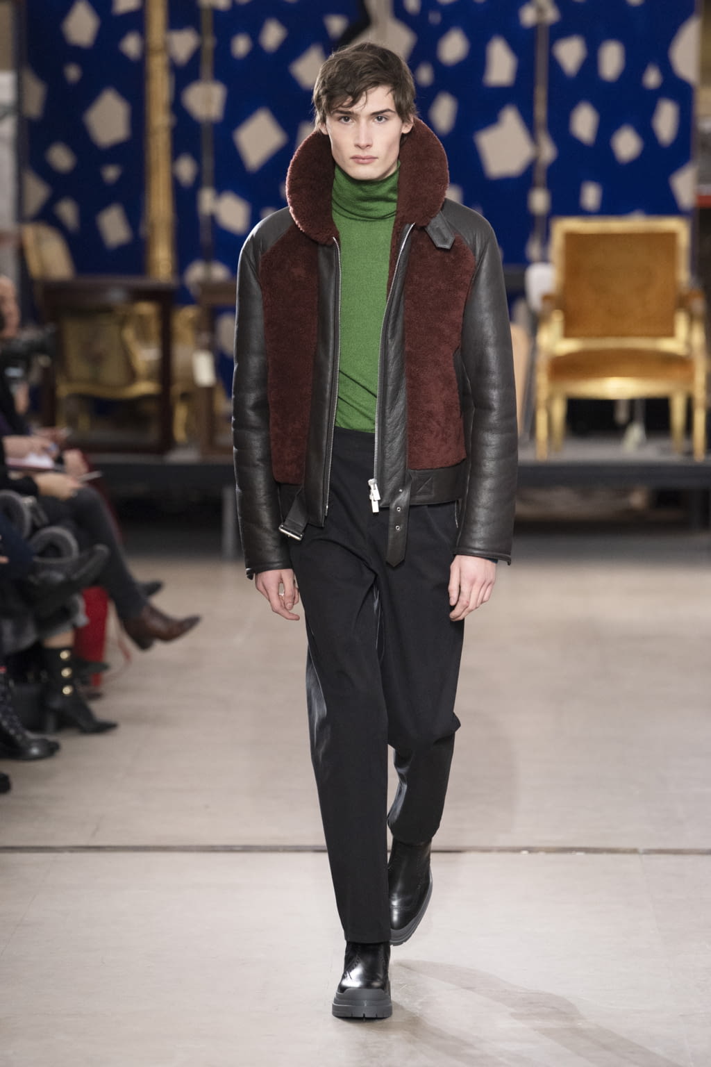 Fashion Week Paris Fall/Winter 2019 look 23 from the Hermès collection 男装