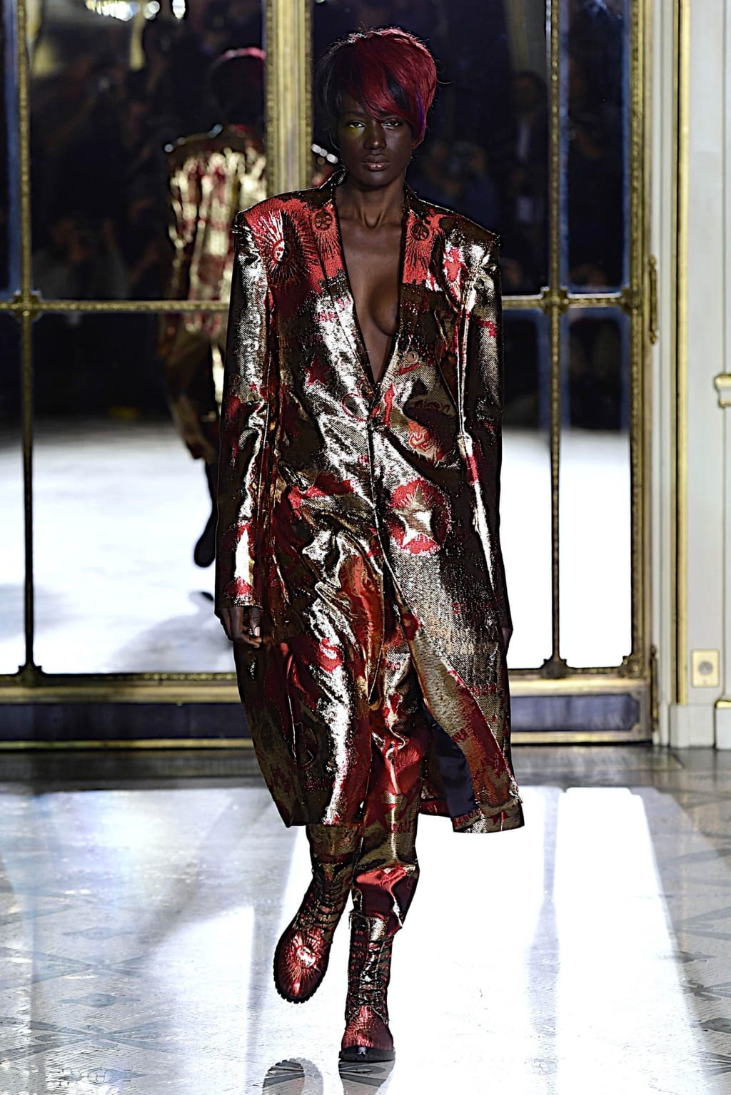 Fashion Week Paris Fall/Winter 2019 look 14 from the Rynshu collection 男装