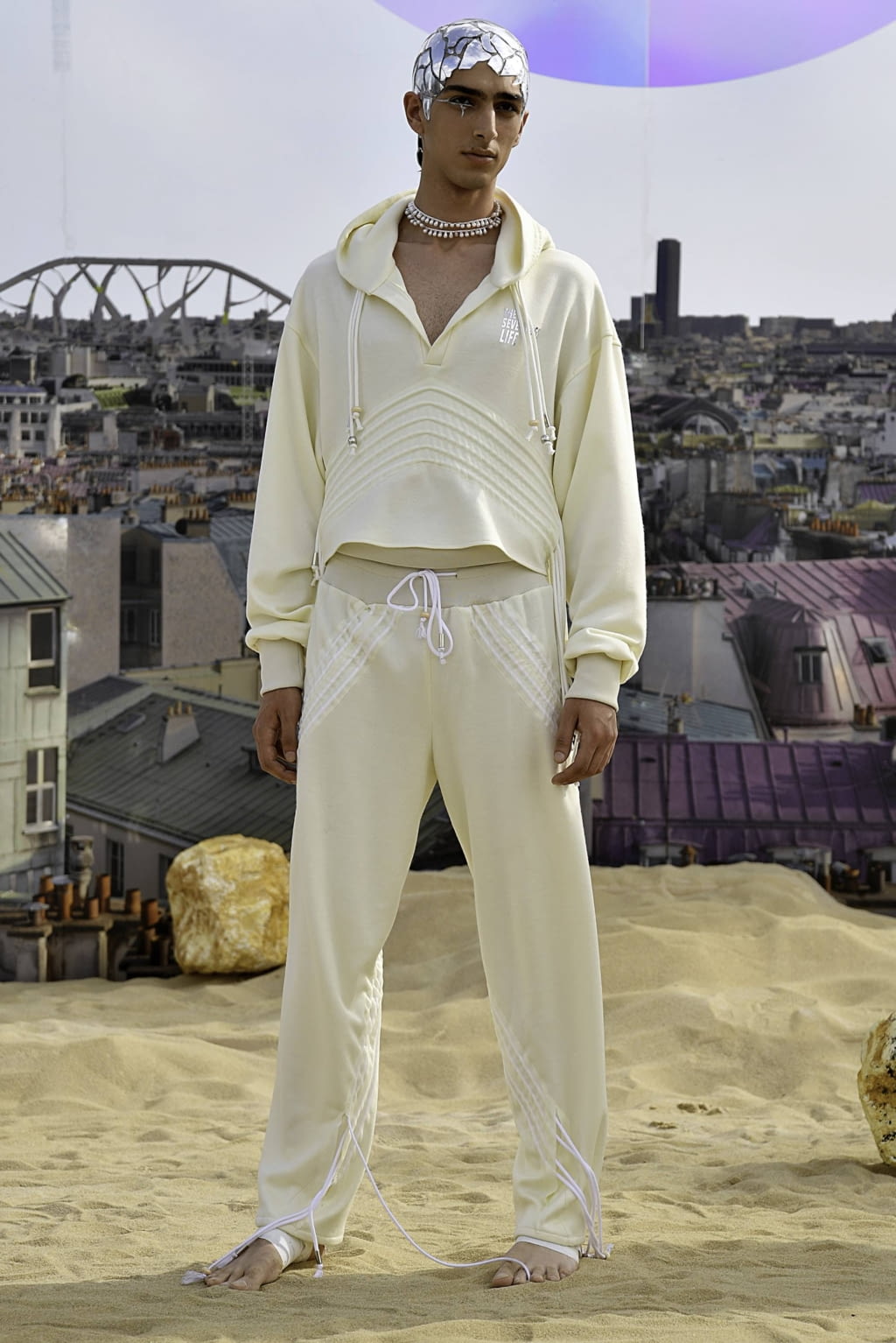 Fashion Week Paris Spring/Summer 2020 look 6 from the Pigalle collection 男装