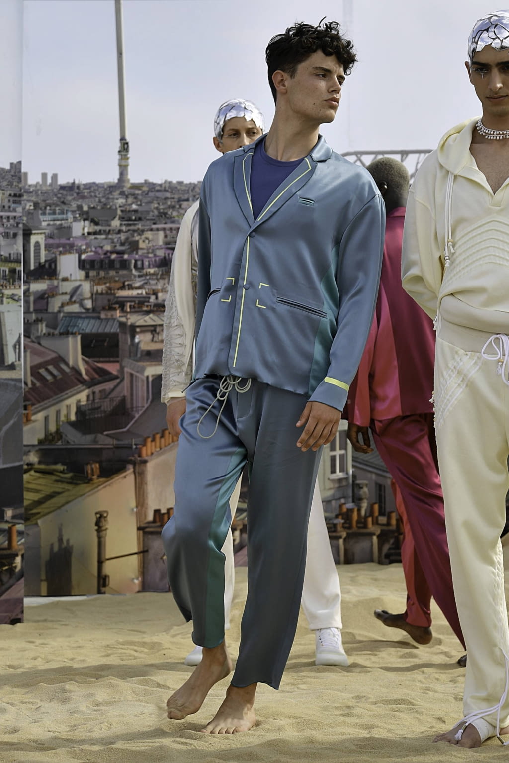 Fashion Week Paris Spring/Summer 2020 look 11 from the Pigalle collection 男装