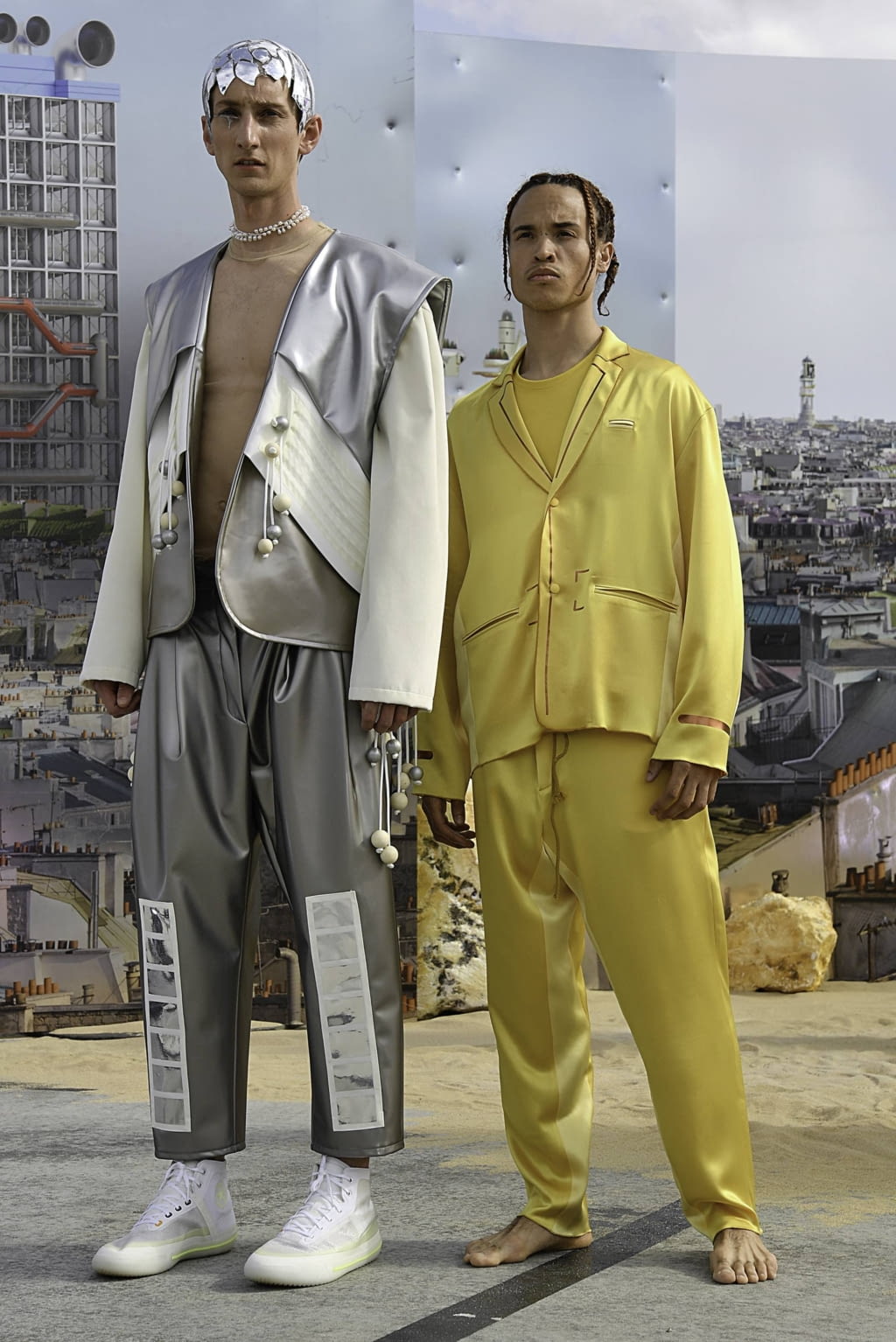 Fashion Week Paris Spring/Summer 2020 look 13 from the Pigalle collection 男装