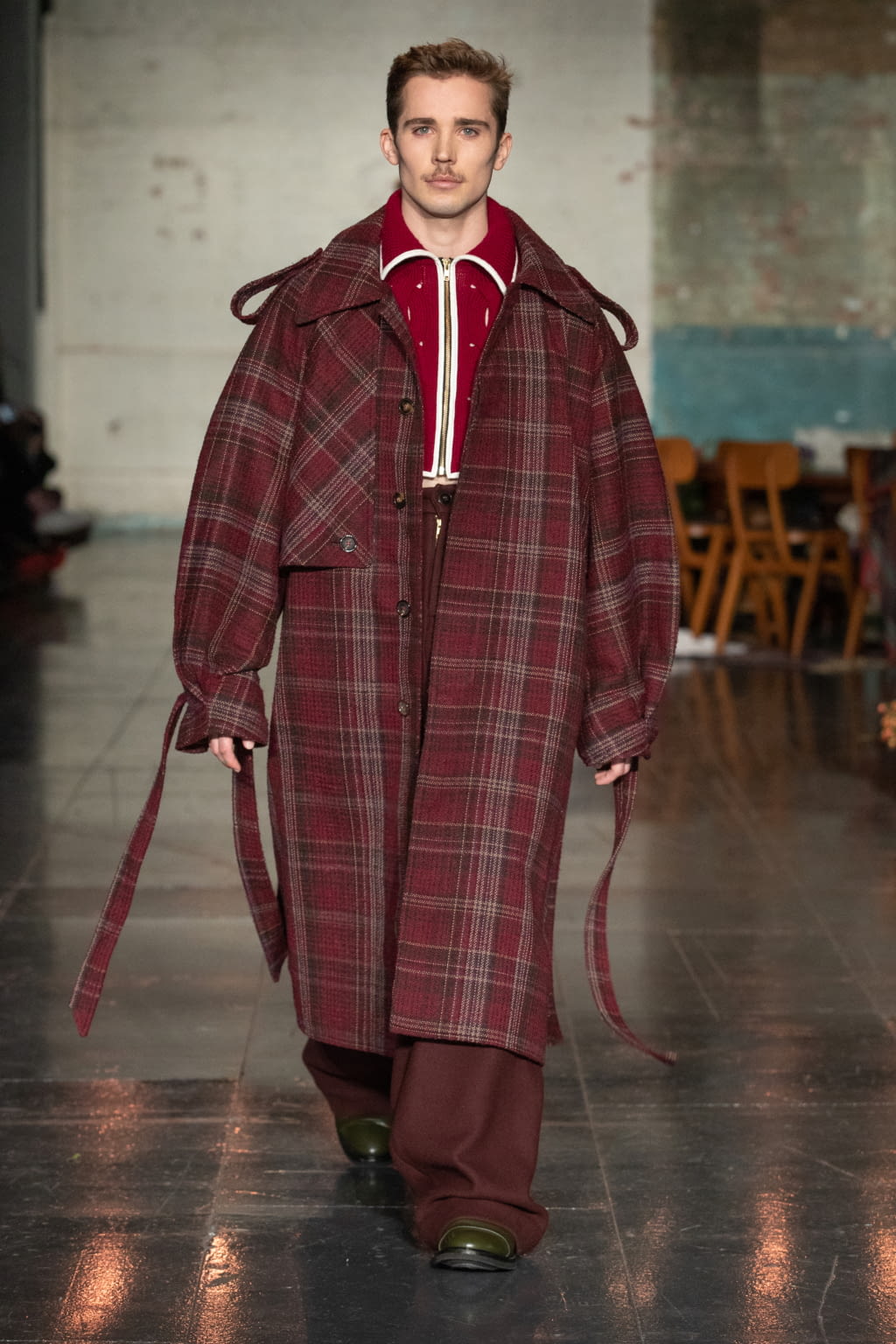 Fashion Week London Fall/Winter 2022 look 7 from the S.S.Daley collection menswear