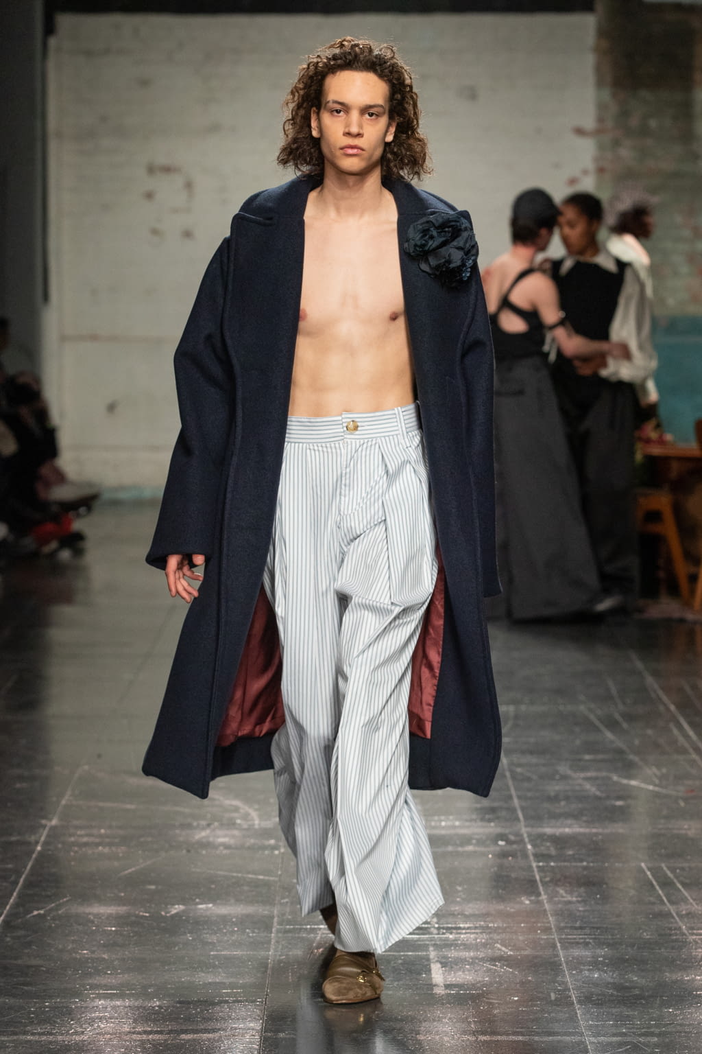 Fashion Week London Fall/Winter 2022 look 18 from the S.S.Daley collection menswear