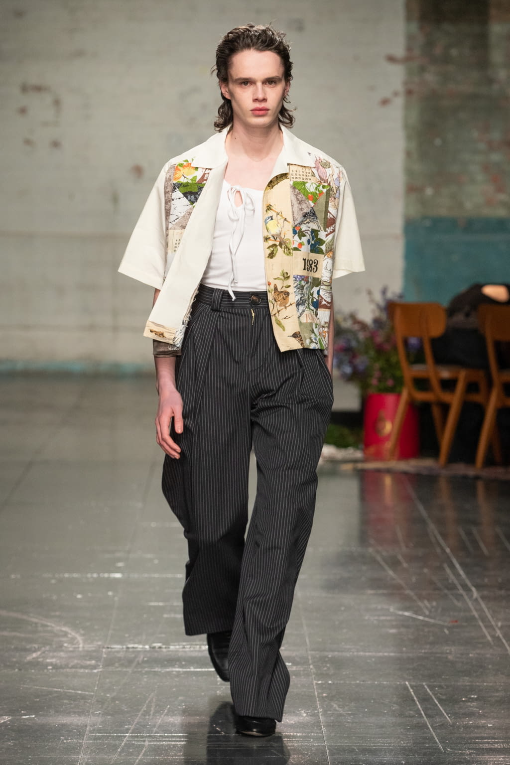 Fashion Week London Fall/Winter 2022 look 22 from the S.S.Daley collection 男装