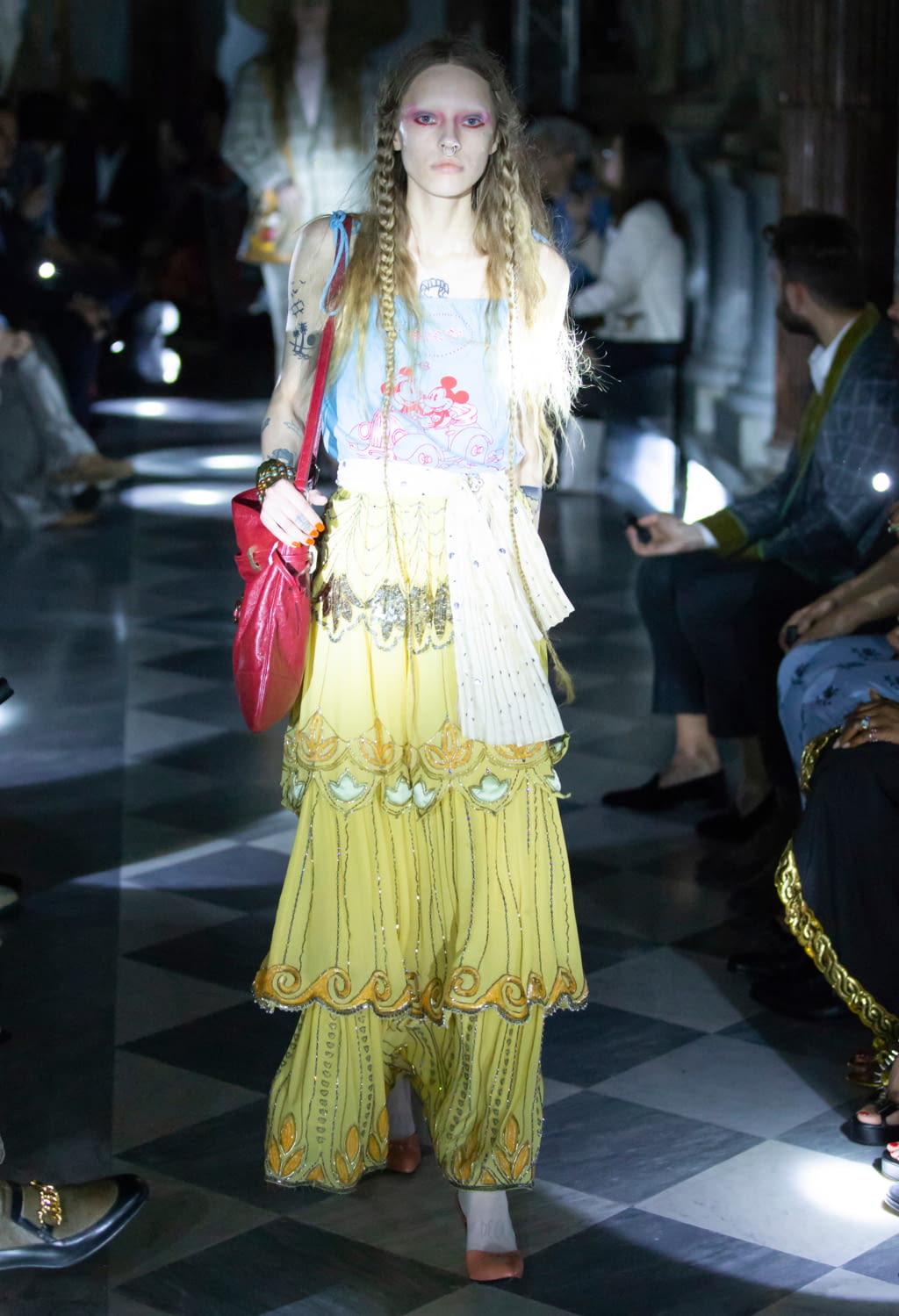Fashion Week Milan Resort 2020 look 3 de la collection Gucci womenswear