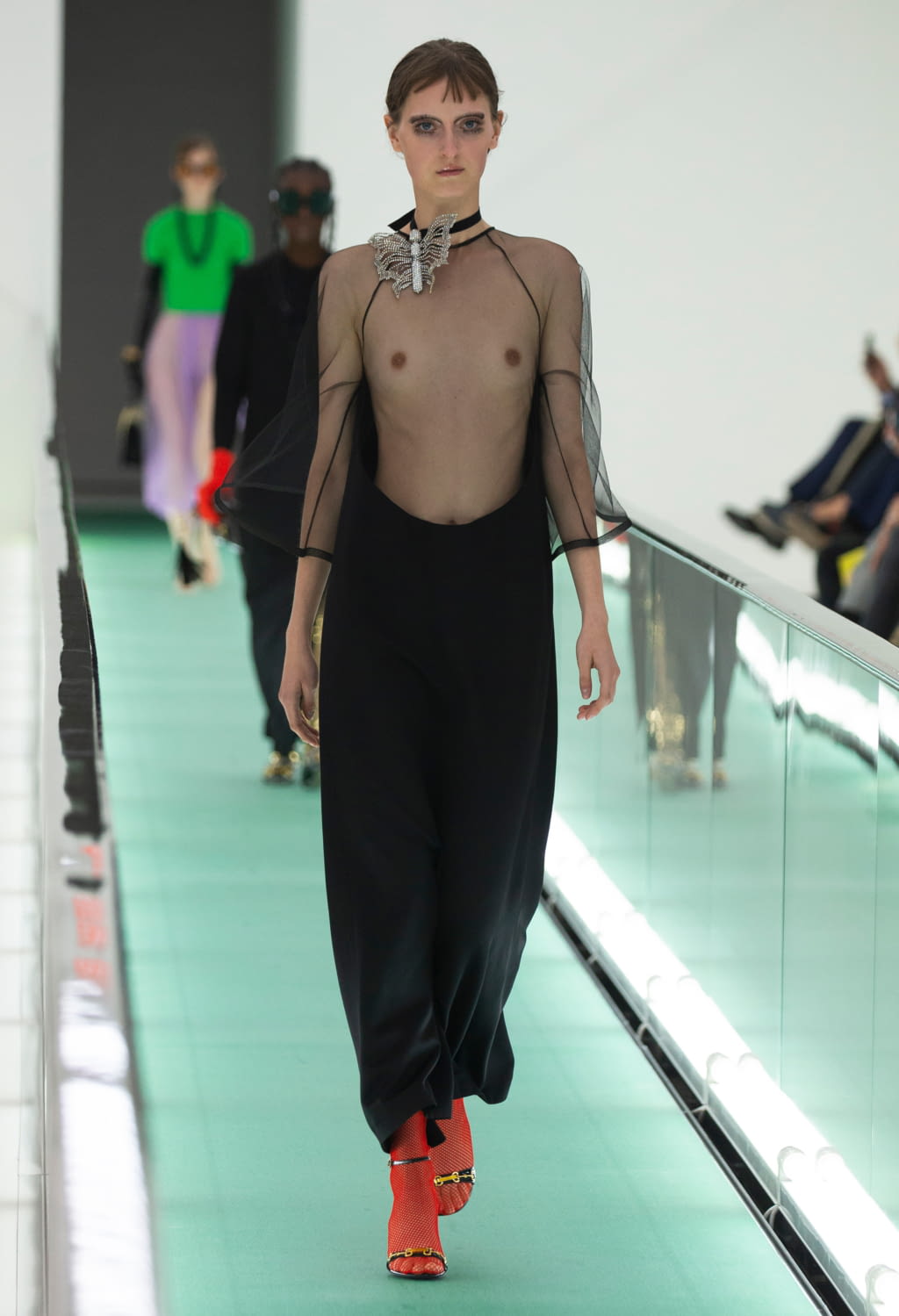 Fashion Week Milan Spring/Summer 2020 look 1 de la collection Gucci womenswear
