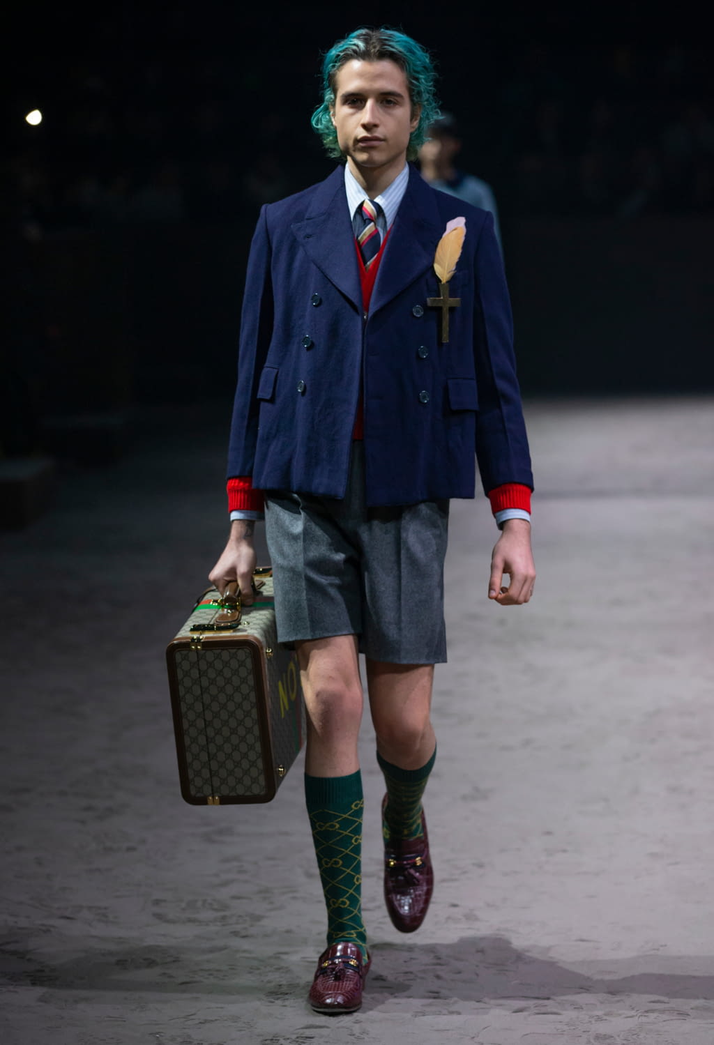 Fashion Week Milan Fall/Winter 2020 look 34 from the Gucci collection 男装