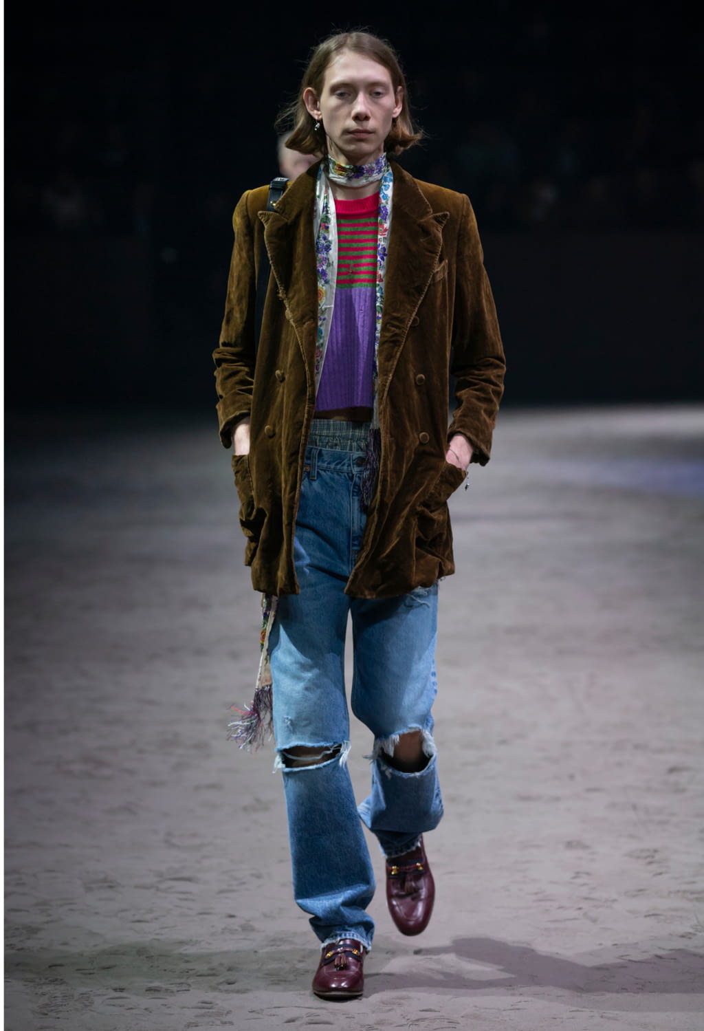 Fashion Week Milan Fall/Winter 2020 look 38 from the Gucci collection menswear