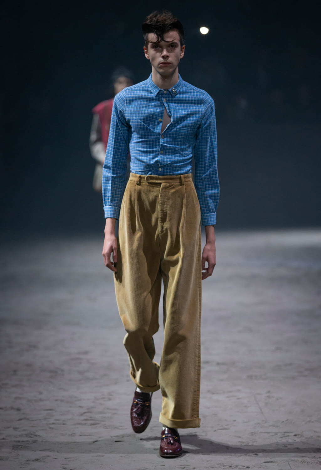 Fashion Week Milan Fall/Winter 2020 look 4 from the Gucci collection menswear