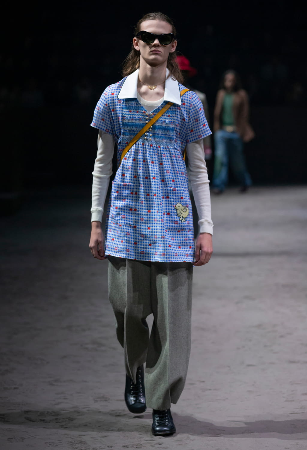 Fashion Week Milan Fall/Winter 2020 look 50 de la collection Gucci menswear