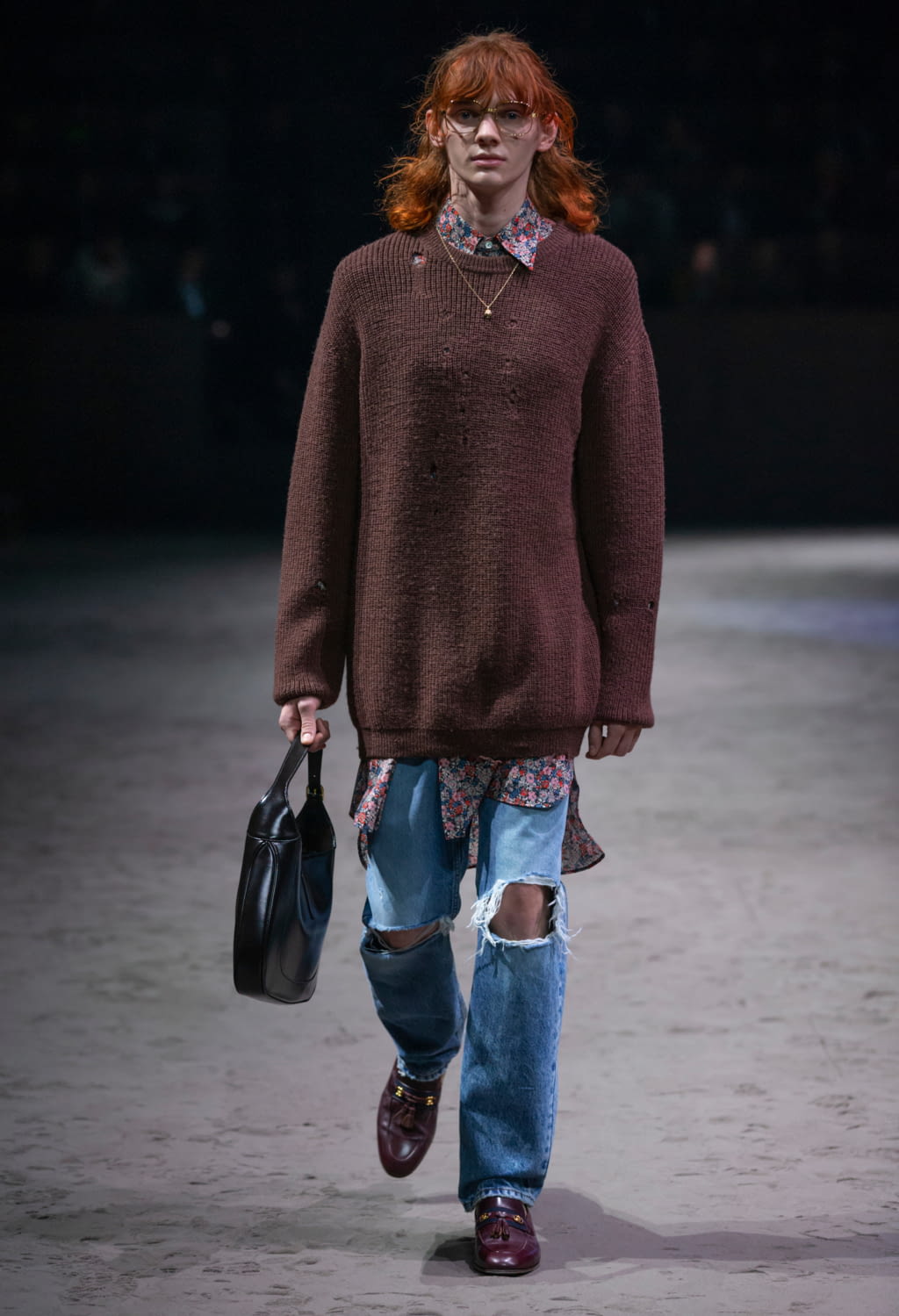 Fashion Week Milan Fall/Winter 2020 look 58 from the Gucci collection 男装