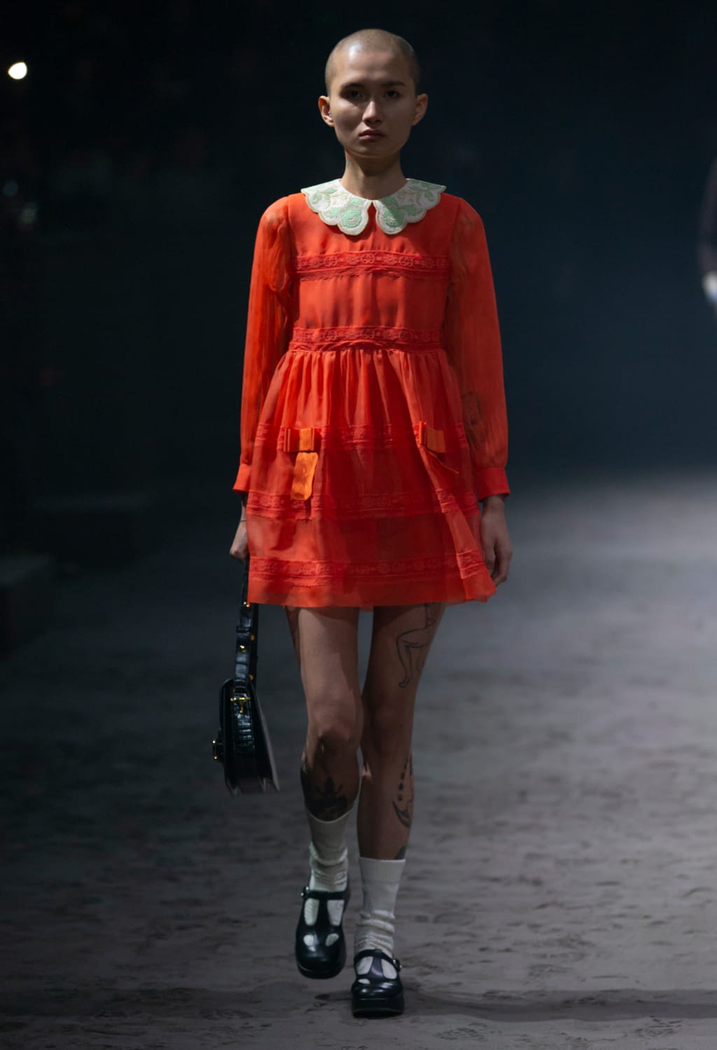 Fashion Week Milan Fall/Winter 2020 look 9 de la collection Gucci menswear