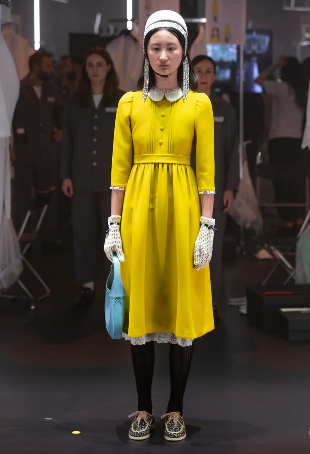 Fashion Week Milan Fall/Winter 2020 look 10 de la collection Gucci womenswear