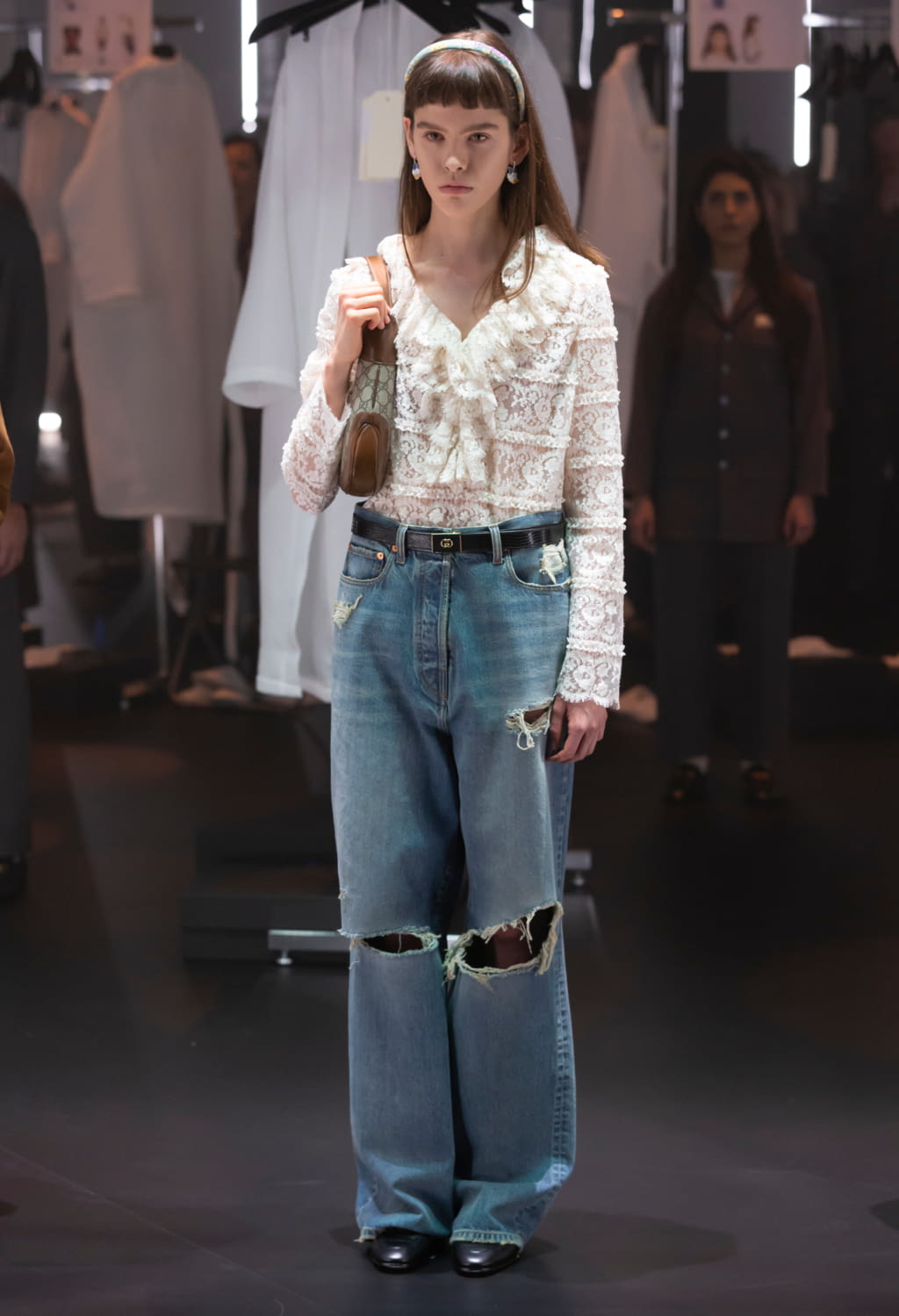 Fashion Week Milan Fall/Winter 2020 look 57 from the Gucci collection 女装