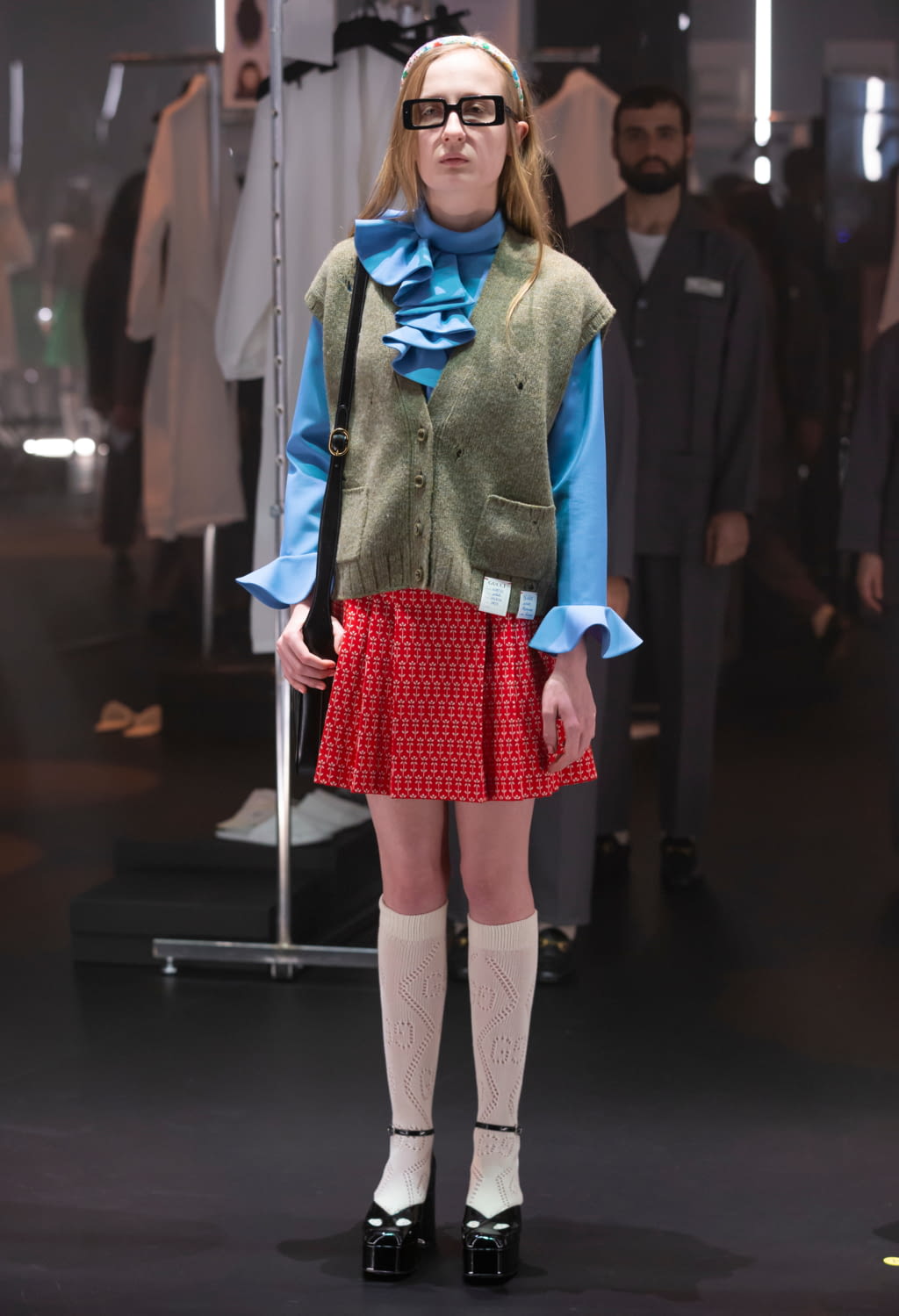 Fashion Week Milan Fall/Winter 2020 look 6 de la collection Gucci womenswear