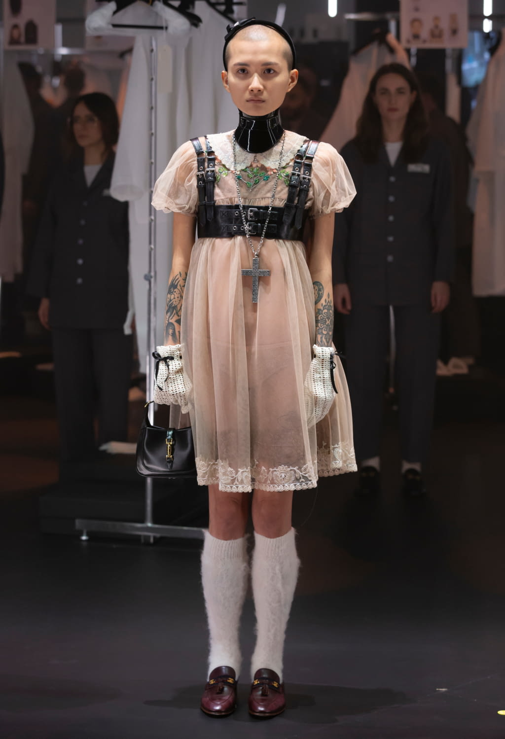 Fashion Week Milan Fall/Winter 2020 look 9 from the Gucci collection 女装