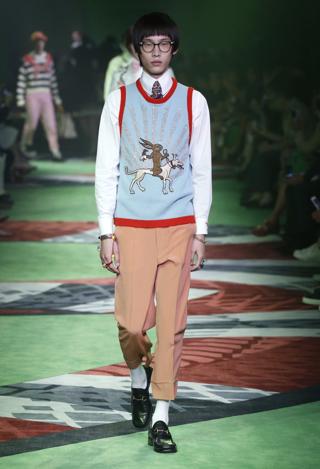 Fashion Week Milan Spring/Summer 2017 look 12 from the Gucci collection menswear
